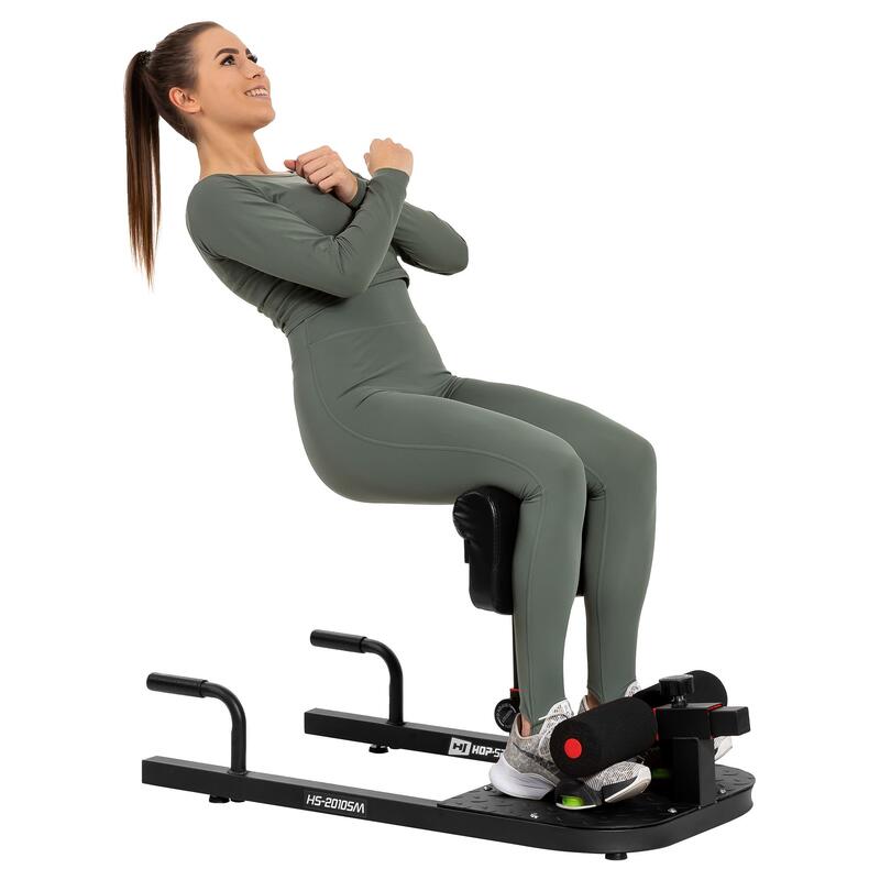 Hop-Sport Sissy Squat Kniebeugentrainer HS-2020SM – Multifunktionsgerät Für Beine, Bauch, Po & Rücken, Höhenverstellbar, Mit Rutschfester Standfläche Hop-Sport Sissy Squat Kniebeugentrainer HS-2020SM – Multifunktionsgerät Für Beine, Bauch, Po & Rücken, Höhenverstellbar, Mit Rutschfester Standfläche