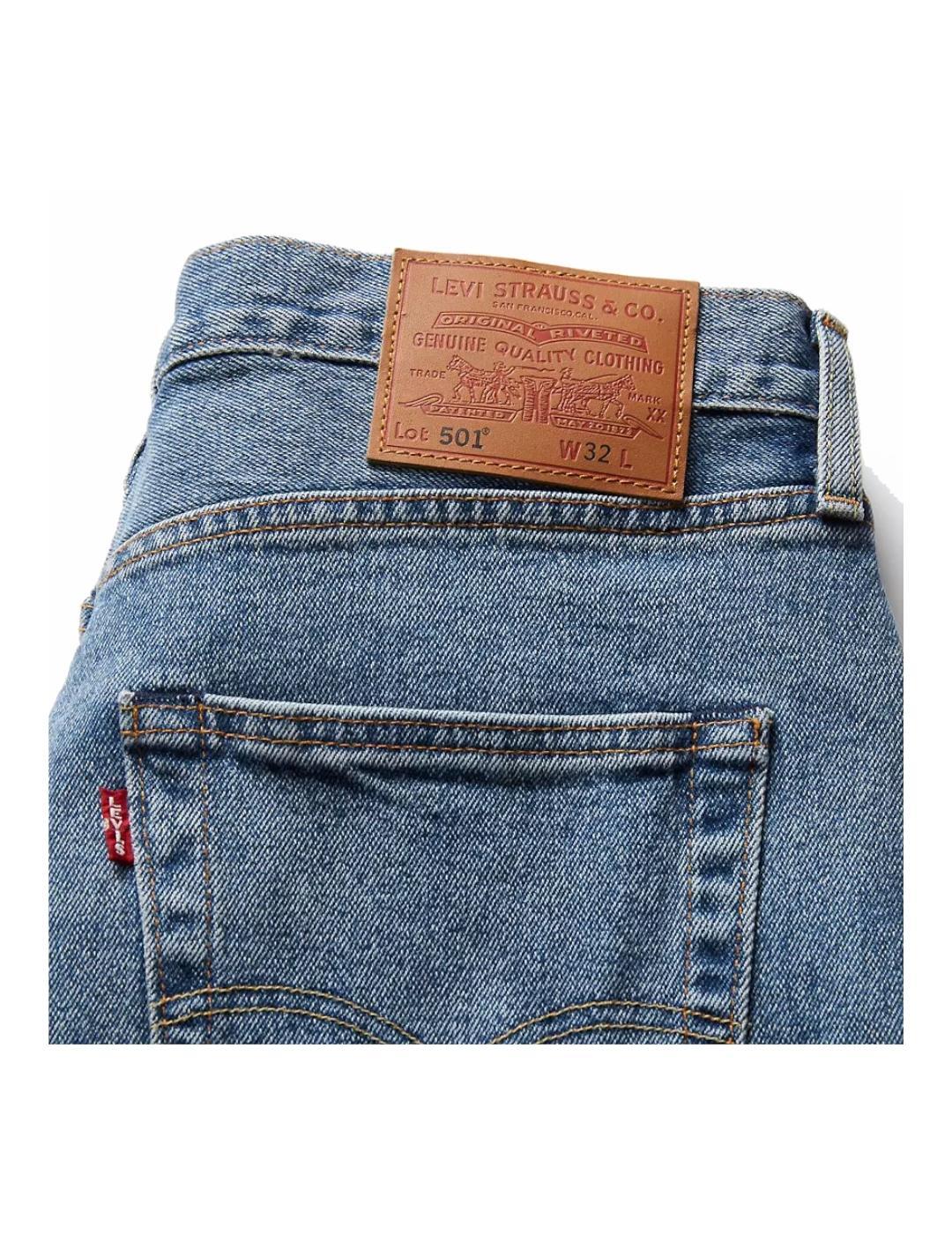 Shorts pour homme Levis 501 original Bleu. 6/6