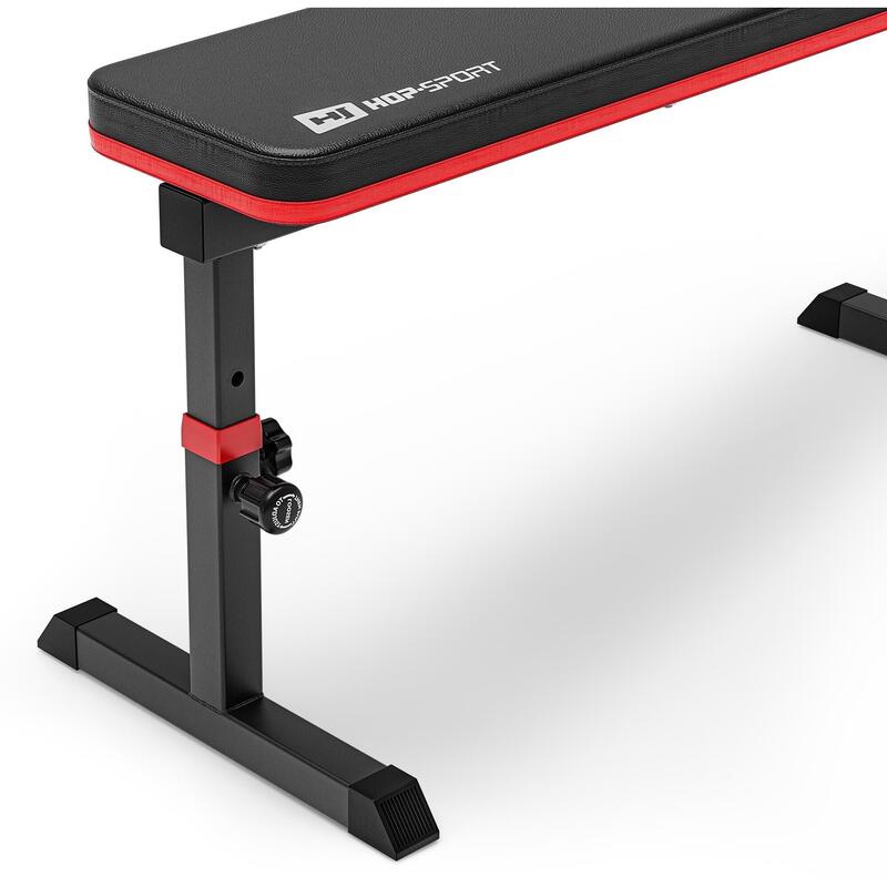 Bancă de exerciții Hop-Sport HS-1025 plată reglabilă