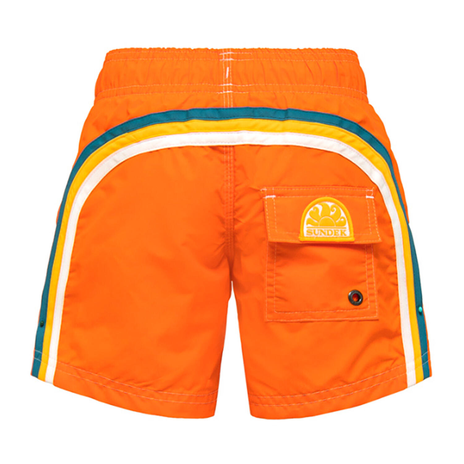 Sundek Short Orange Fluo Homme Swim Shorts Short De Bain Homme