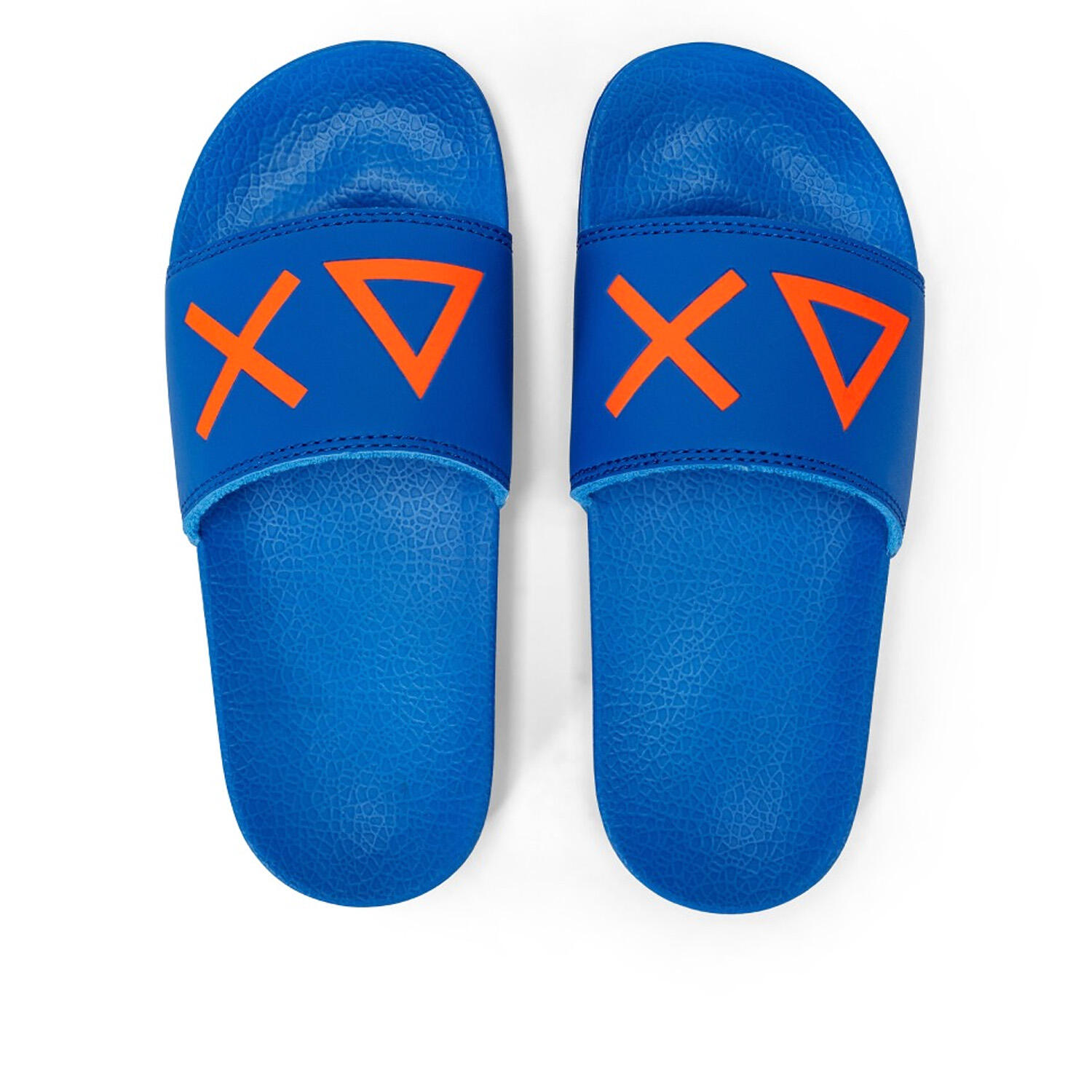 Ciabatta Bambino   Slippers logo azzurro X34303-58 2/2