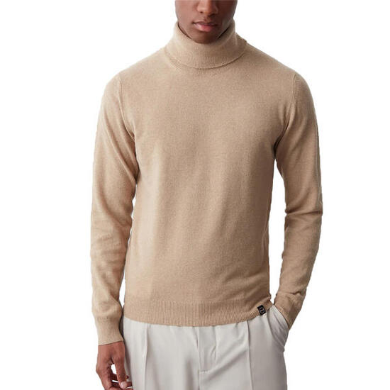 Maglione Uomo Dolcevita beige 4482R-673