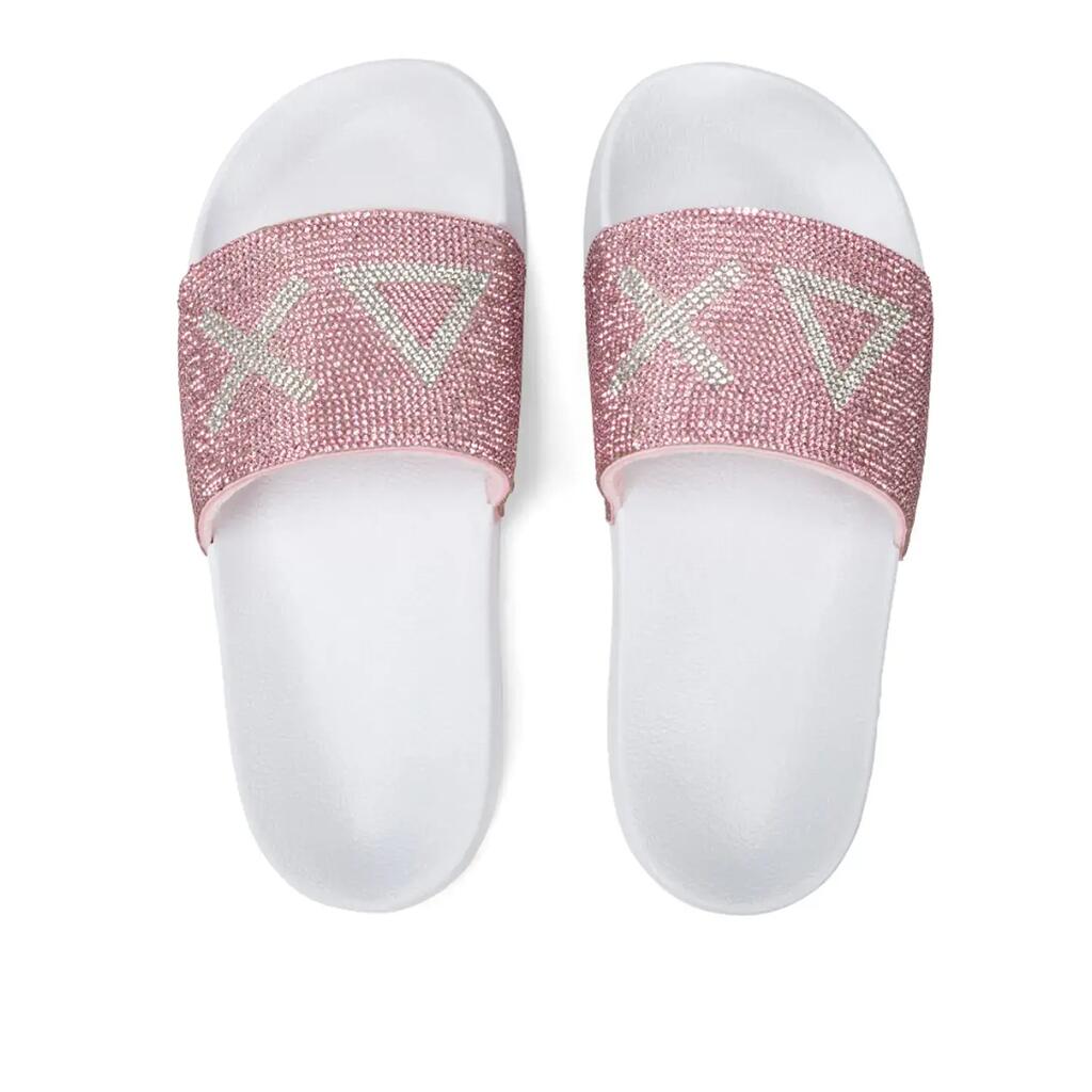 Дамски - Sun68 Slippers Logo Strass - X35205-0104 - Бяло