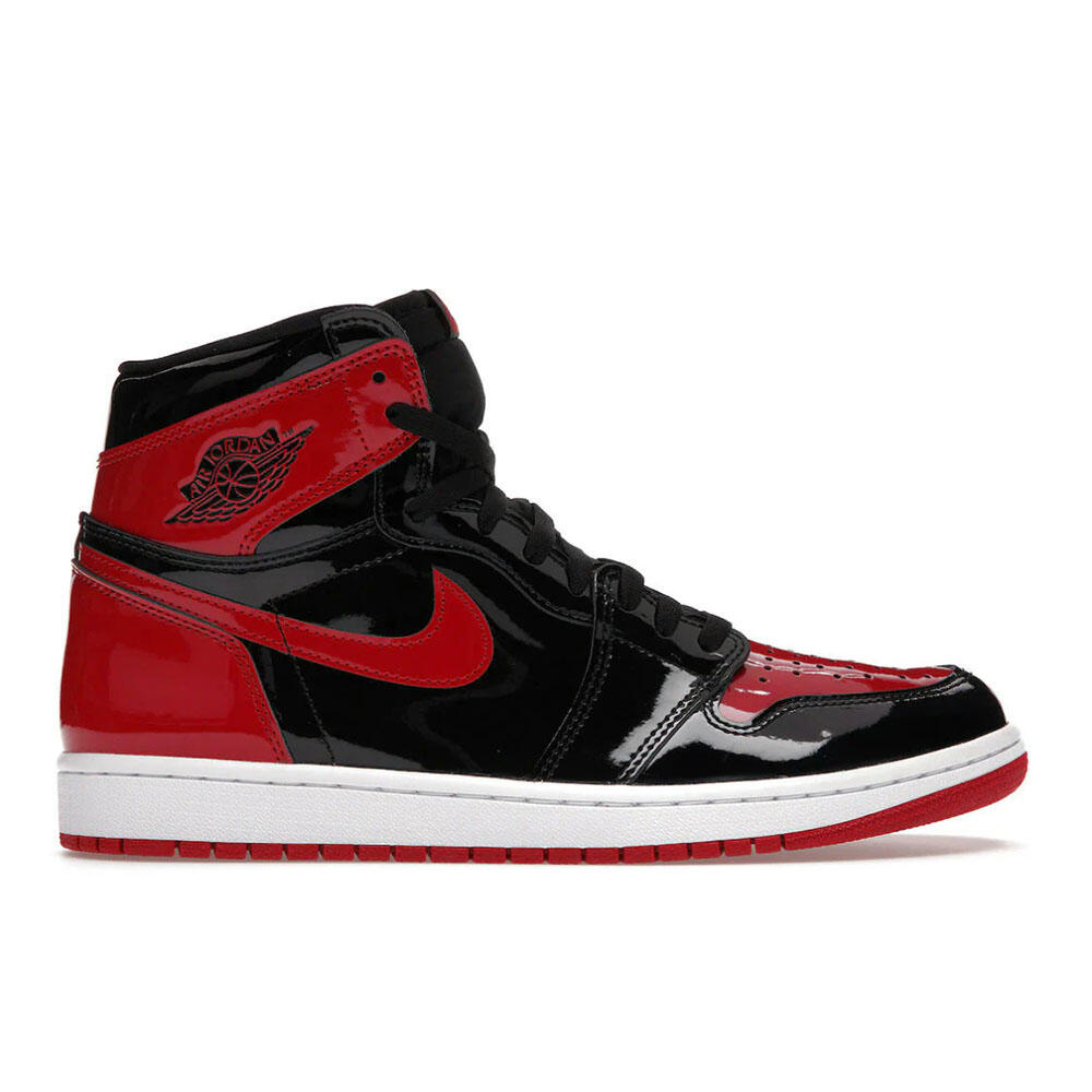 Nike - Air Jordan 1 High Og Patent Bred - Baskets - Rouge - Decathlon