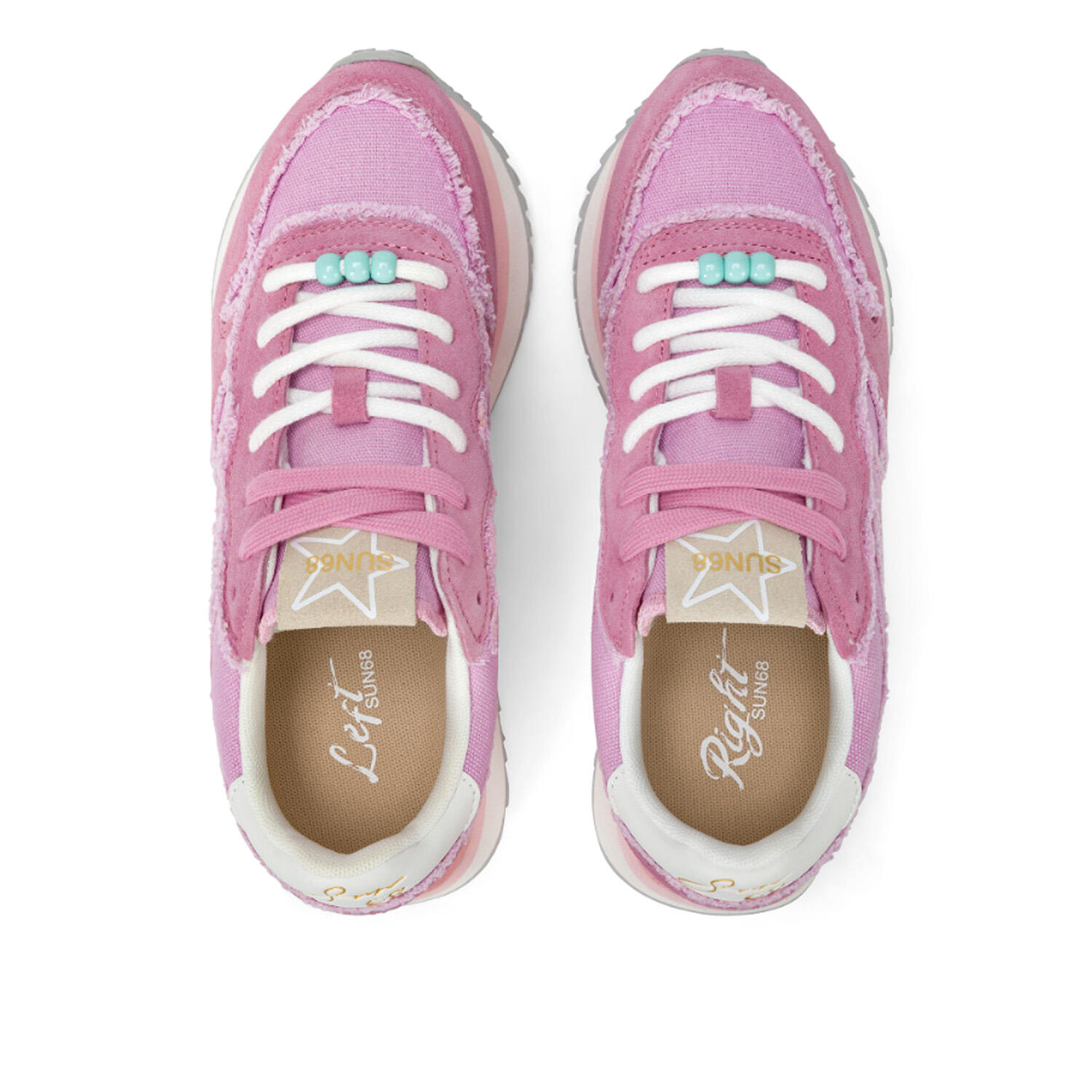 Sneaker Donna   Big stargirl canvas ciclamino Z35216-72 2/3
