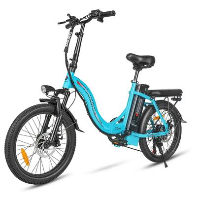 Volwassen elektrische fiets cy20, accu 36v 12ah, 20" banden.