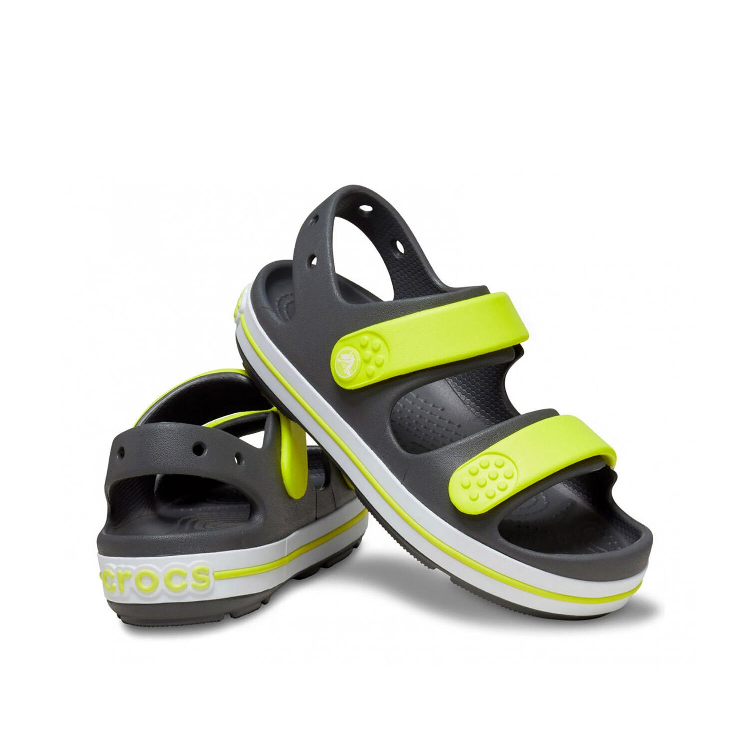 Crocs - Crocband cruiser gris/jaune 209423-1NJ 3/6