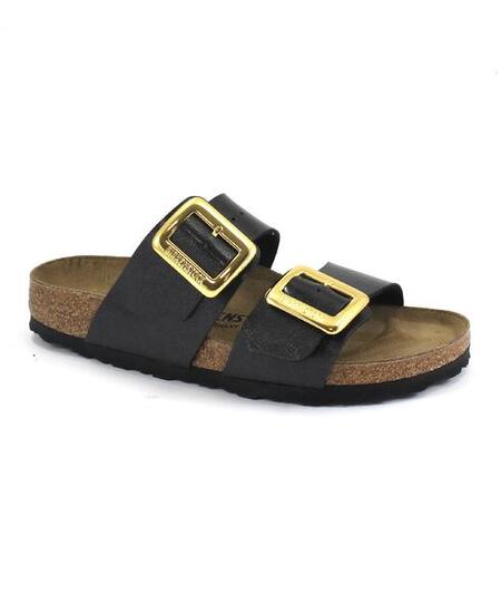 Sandalias Planas Mujer Birkenstock Sydney Negro