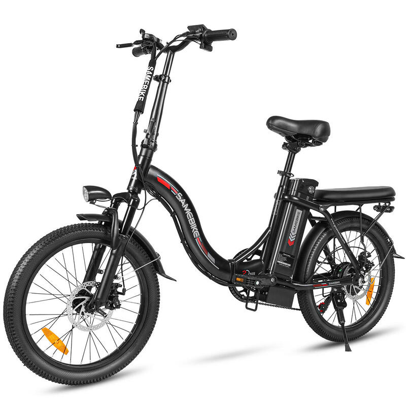 Bicicleta elétrica dobrável CY20 36V-12Ah (432Wh) - roda 20x2.35