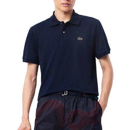 Lacoste Modèle Short Sleeved Ribbed Collar Couleur Blanc