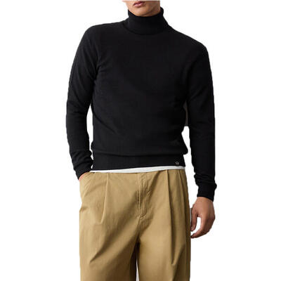 Maglione Uomo Dolcevita nero 4482R-99