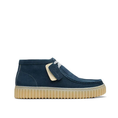 Boots clarks model torhill hi kleur blauw
