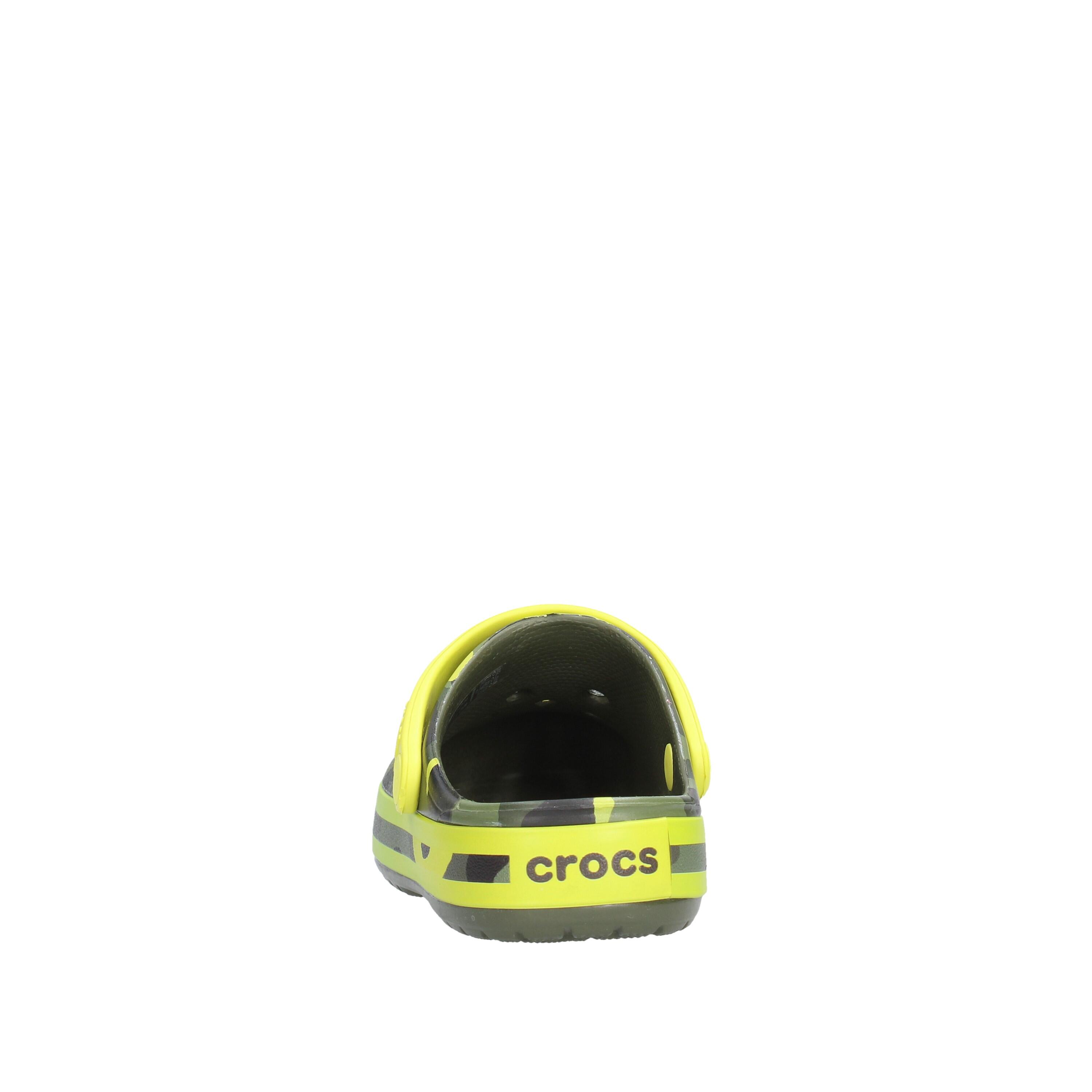 Sabot Bambino   Crocband verde mimet 205532 3/5