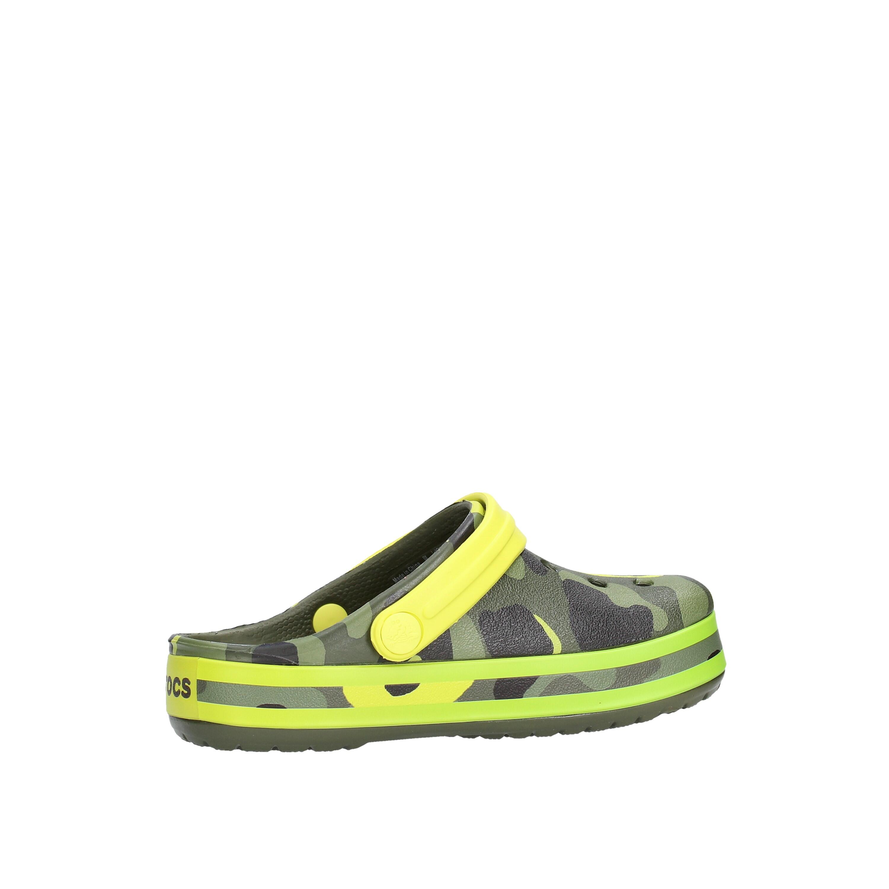 Sabot Bambino   Crocband verde mimet 205532 5/5