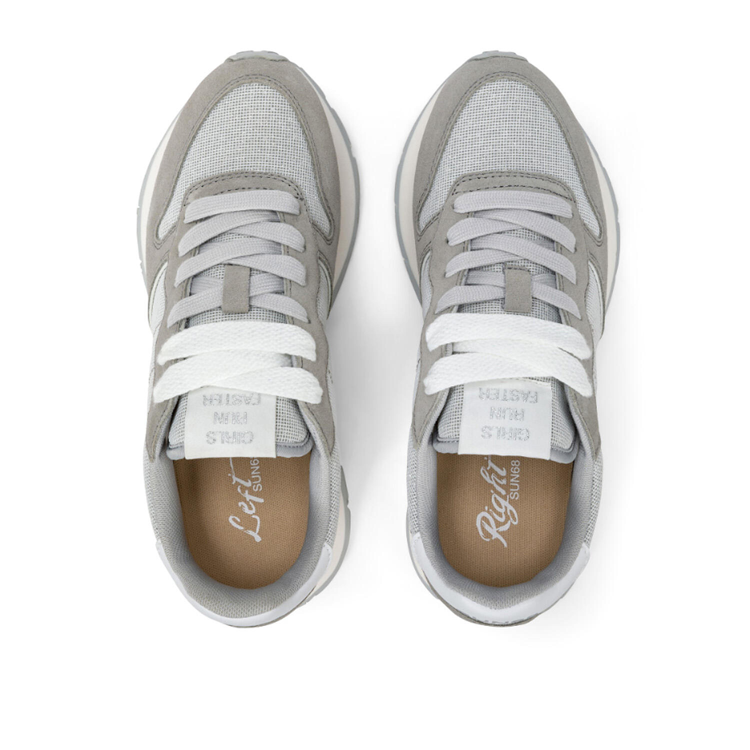Sun 68 - Ally glitter têxtil prata Z35203-44 2/3