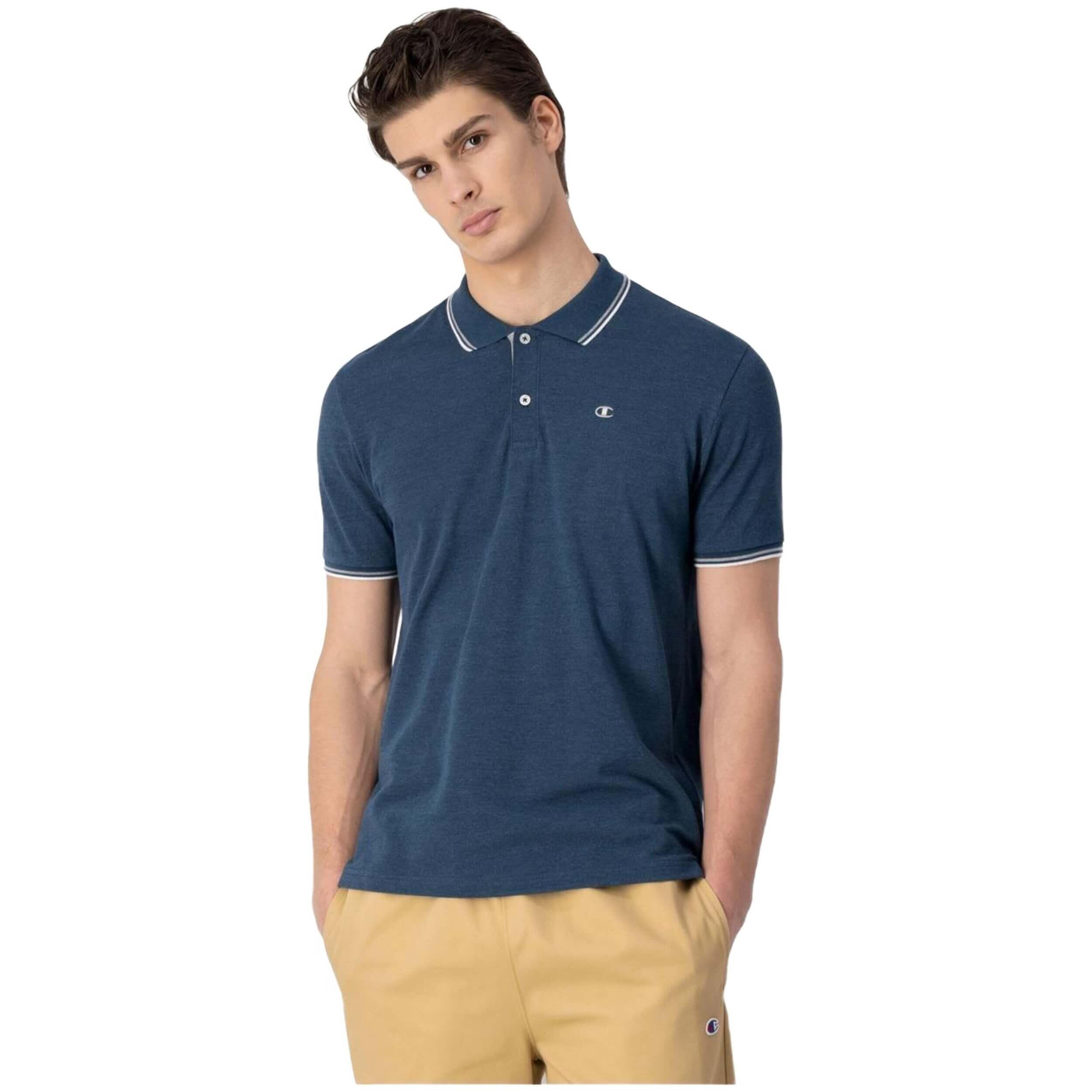 Polo a maniche corte Champion modello 218755-BZ517 per uomini 2/3