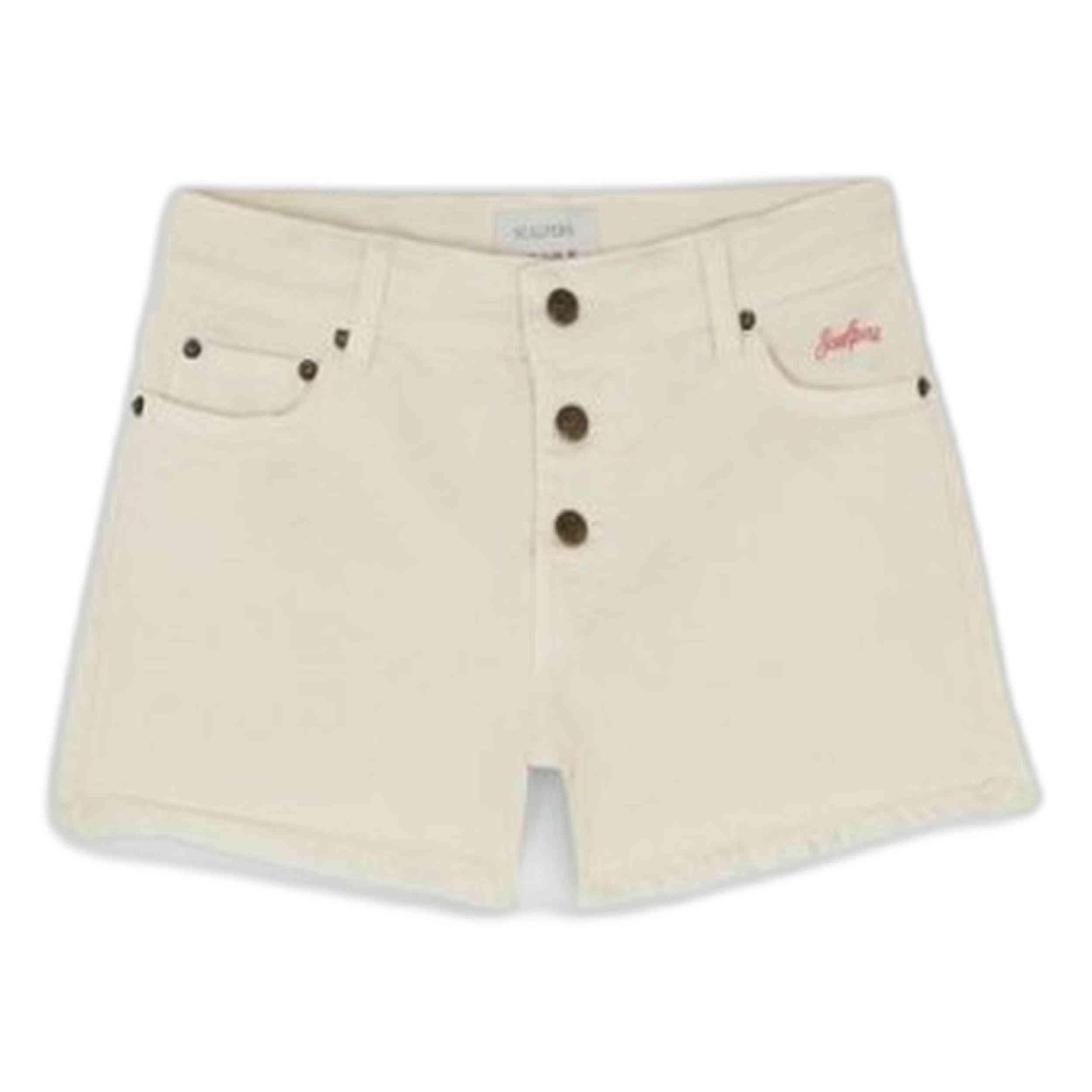 Scalpers - Short Scalpers Modèle 46515_blanco Pour Filles - Short - Blanc - Decathlon