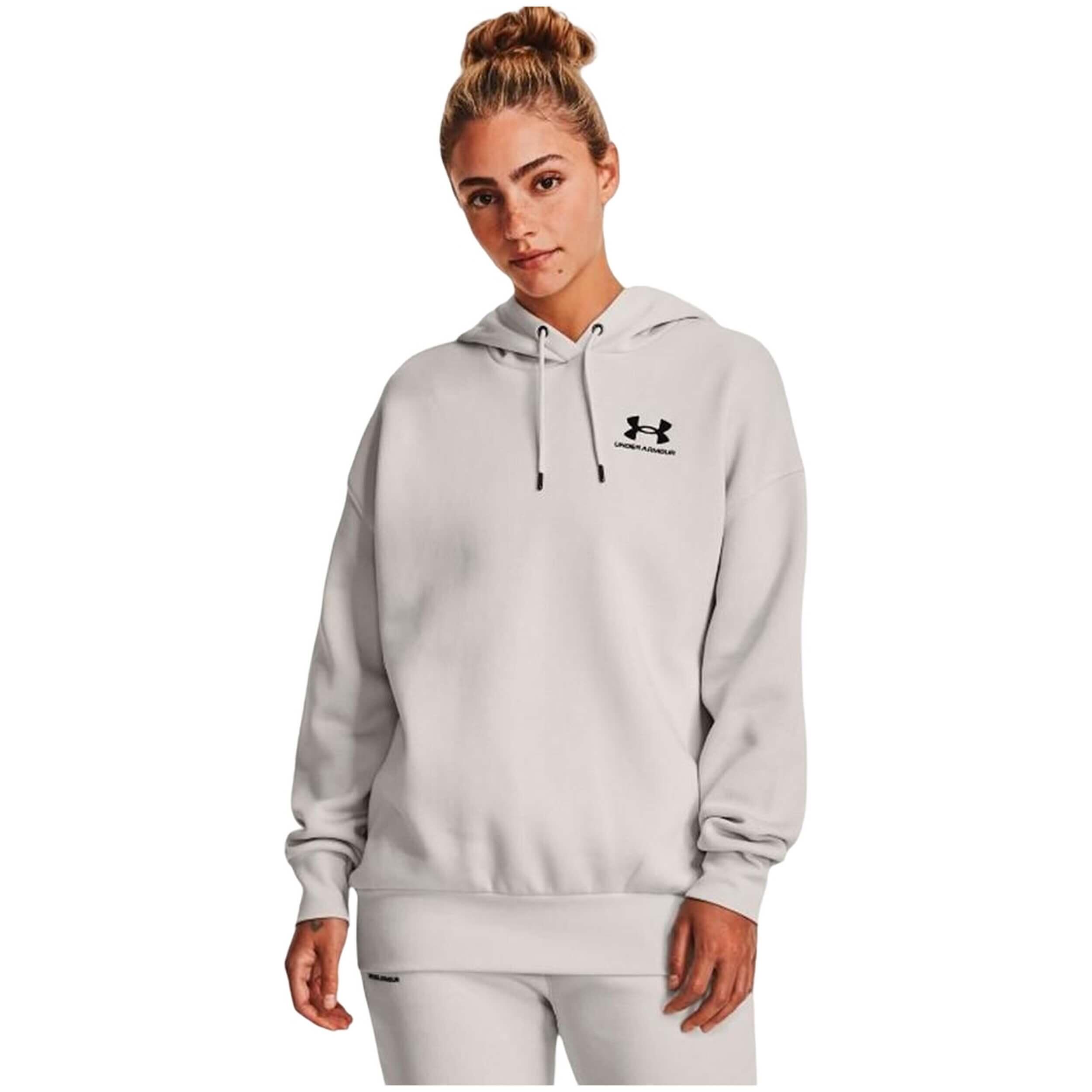 Sweat à capuche Under armour modèle 1379495-114 pour femmes 1/2