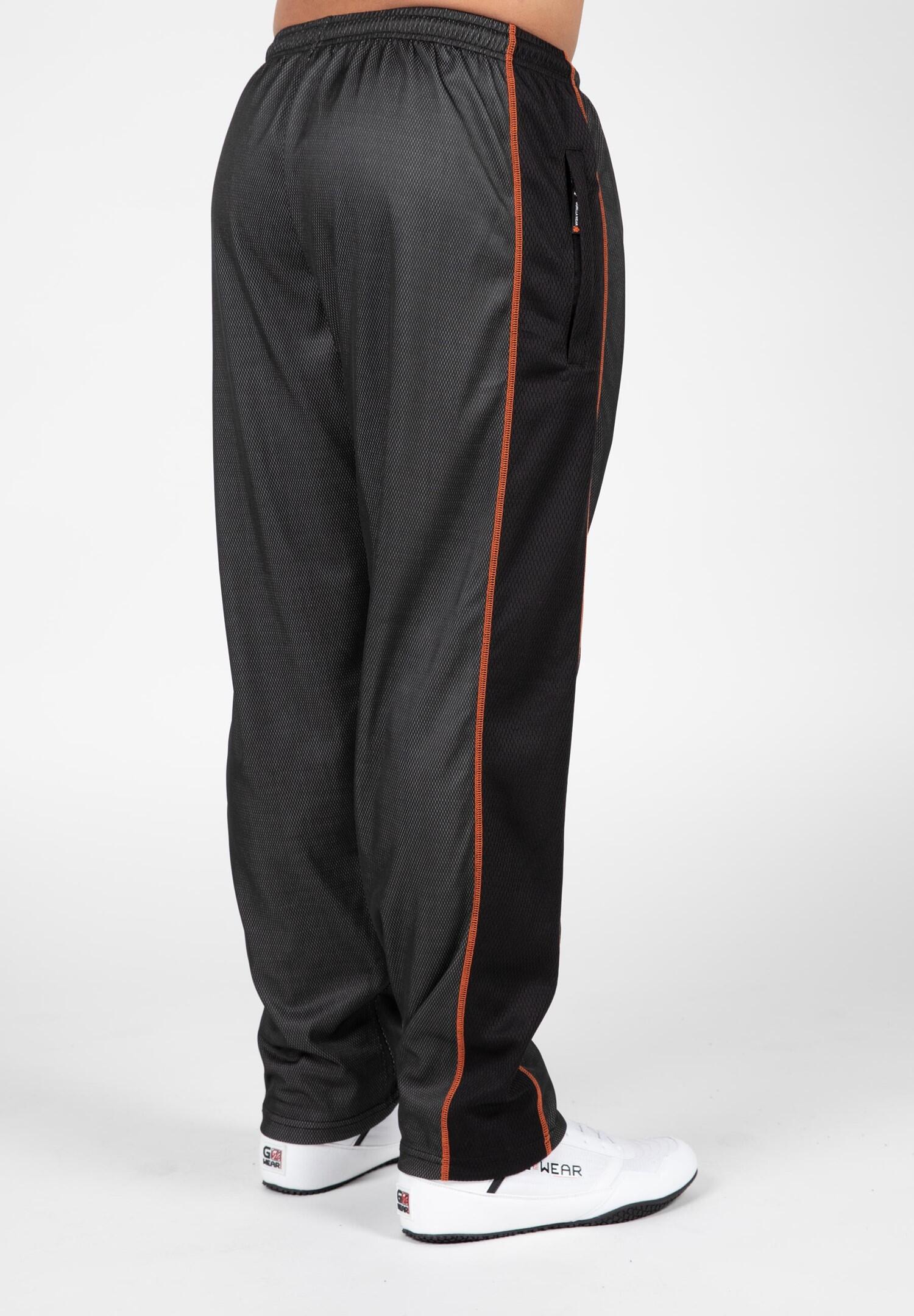 Wallace Mesh Pantaloni - Grau/Arancia 3/4