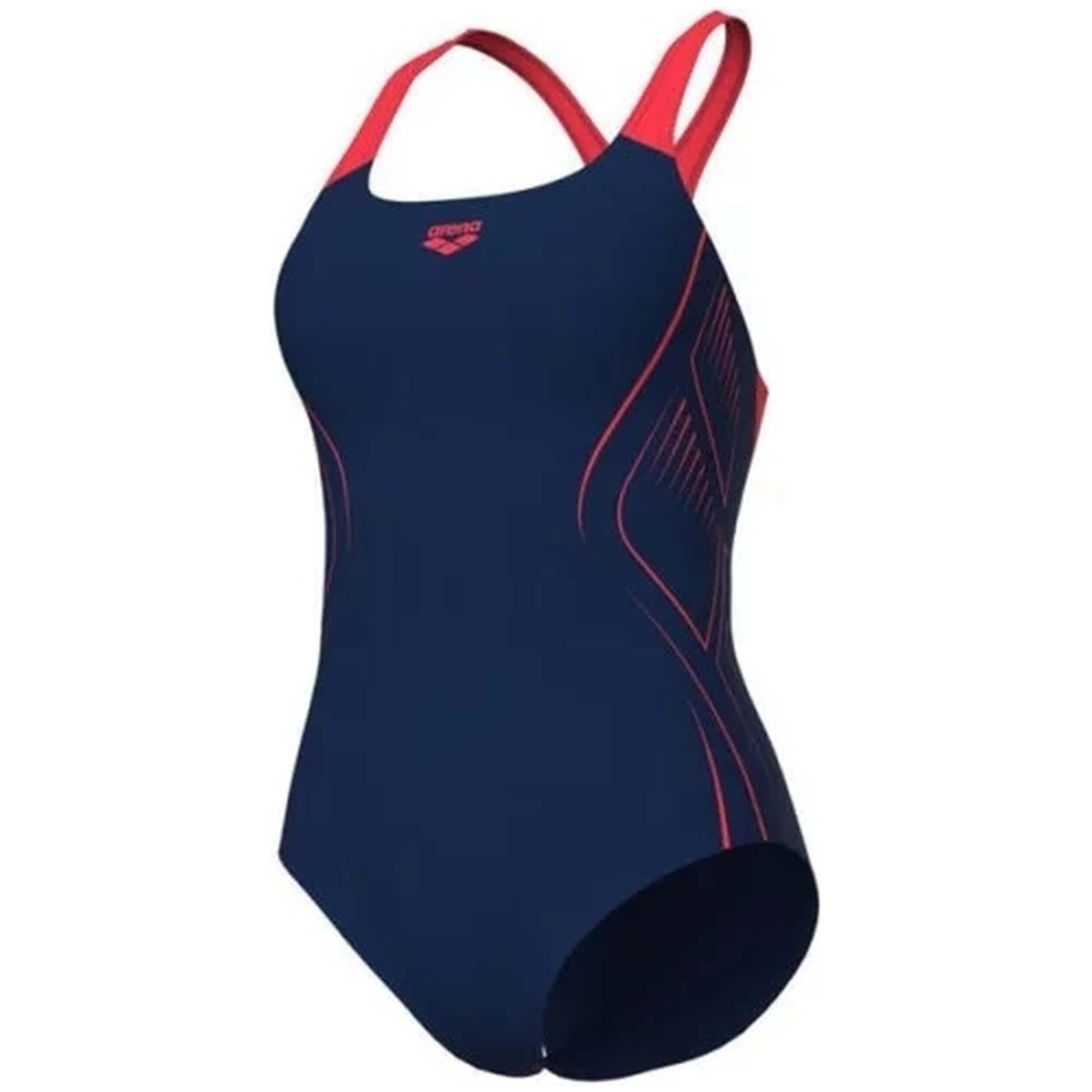 Maillot de bain 1 pièce femme Arena Reflecting 3/4
