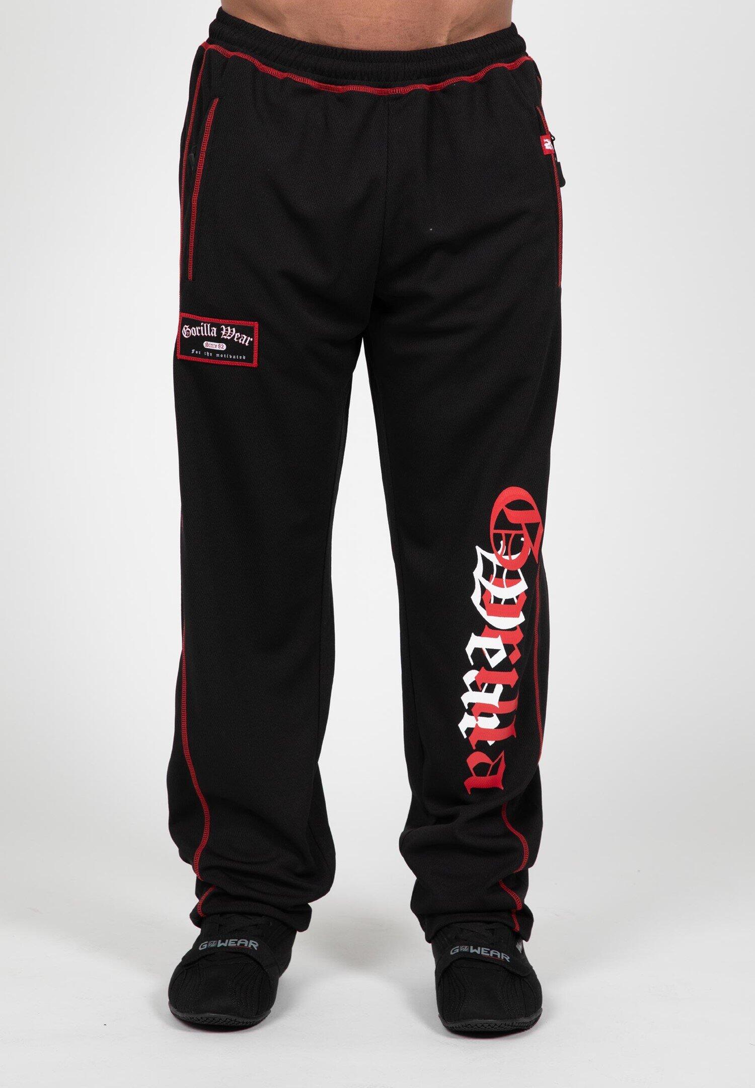 Marlow Mesh Pantalones - Negro/Rojo 4/6