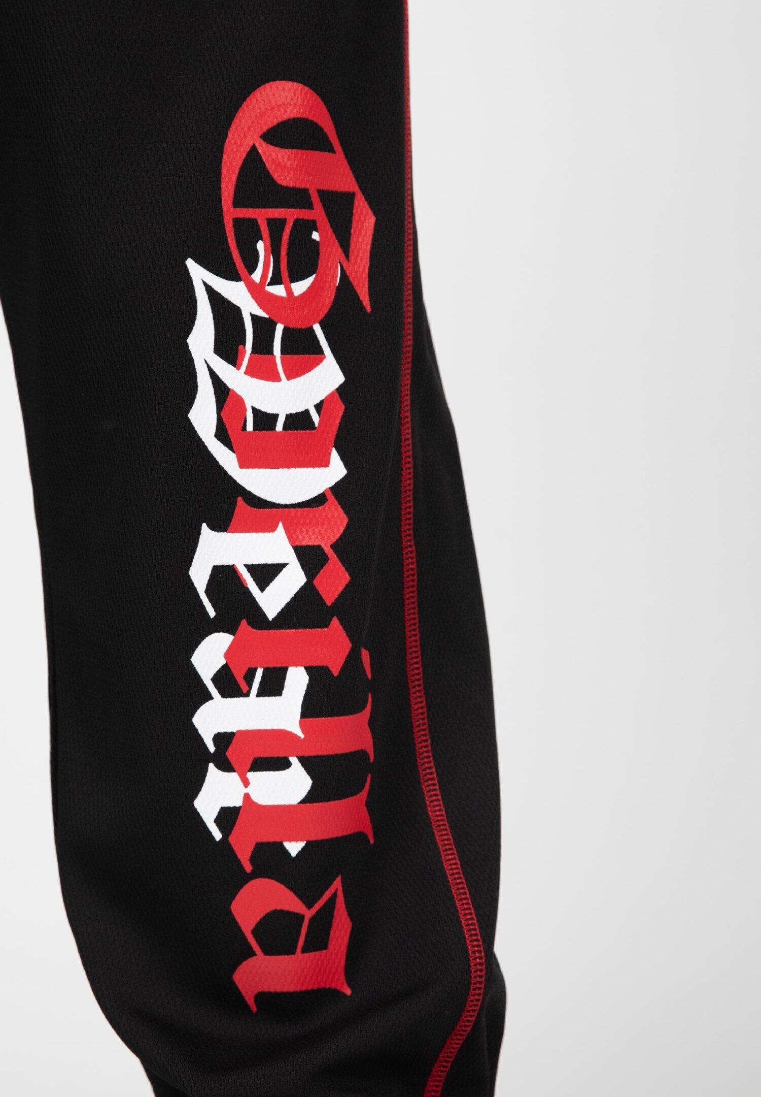 Marlow Mesh Pantalones - Negro/Rojo 5/6