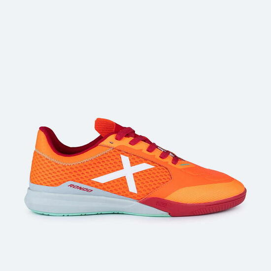 Zapatilla de futbol sala MUNICH Rondo naranja