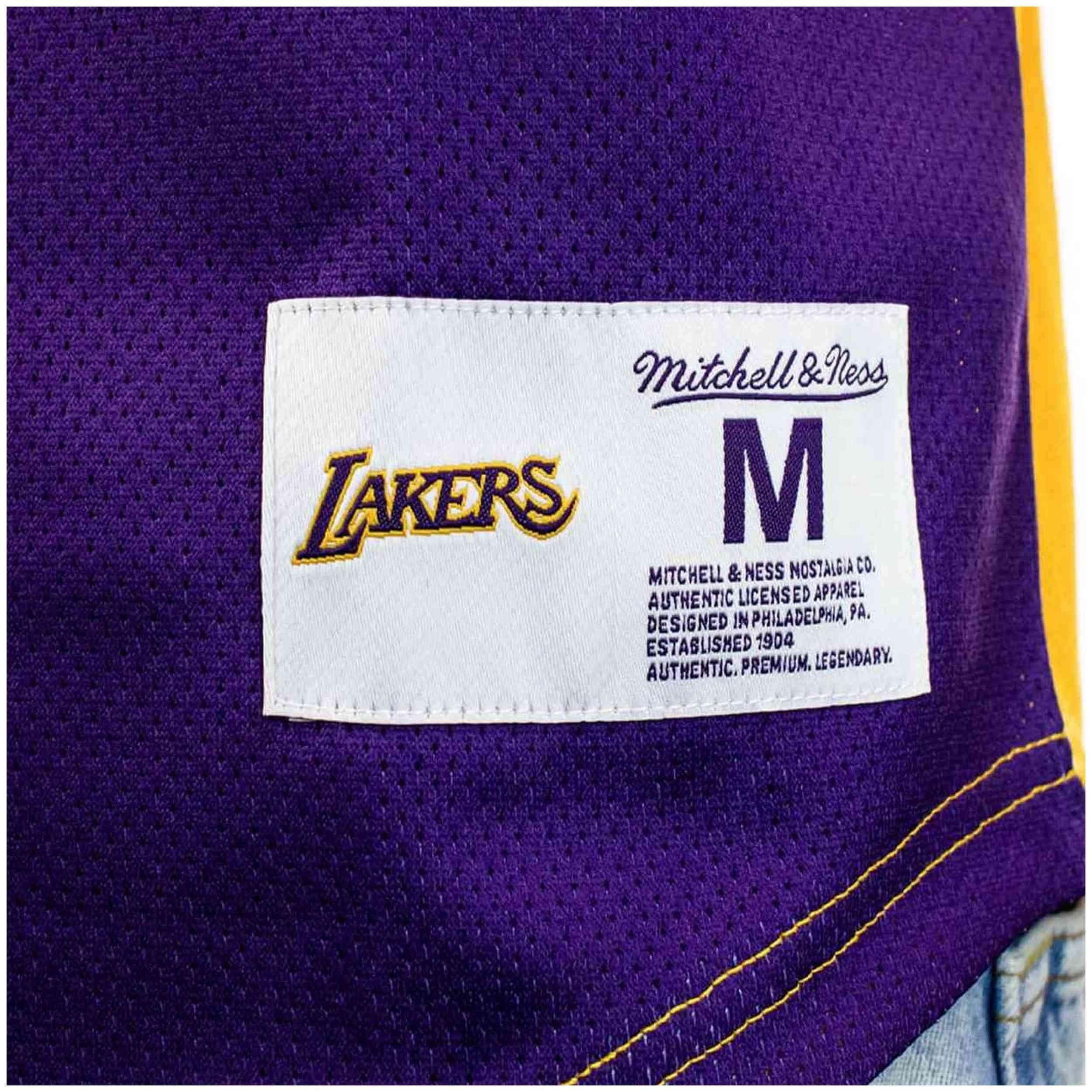 Maillot de basket Mitchell & ness modèle TMPL5118-LALYYPPPMTWH pour unisexe 2/2