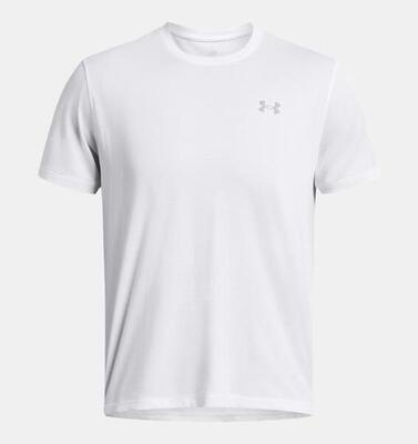 Under armour launch run jersey met korte mouwen groen heren