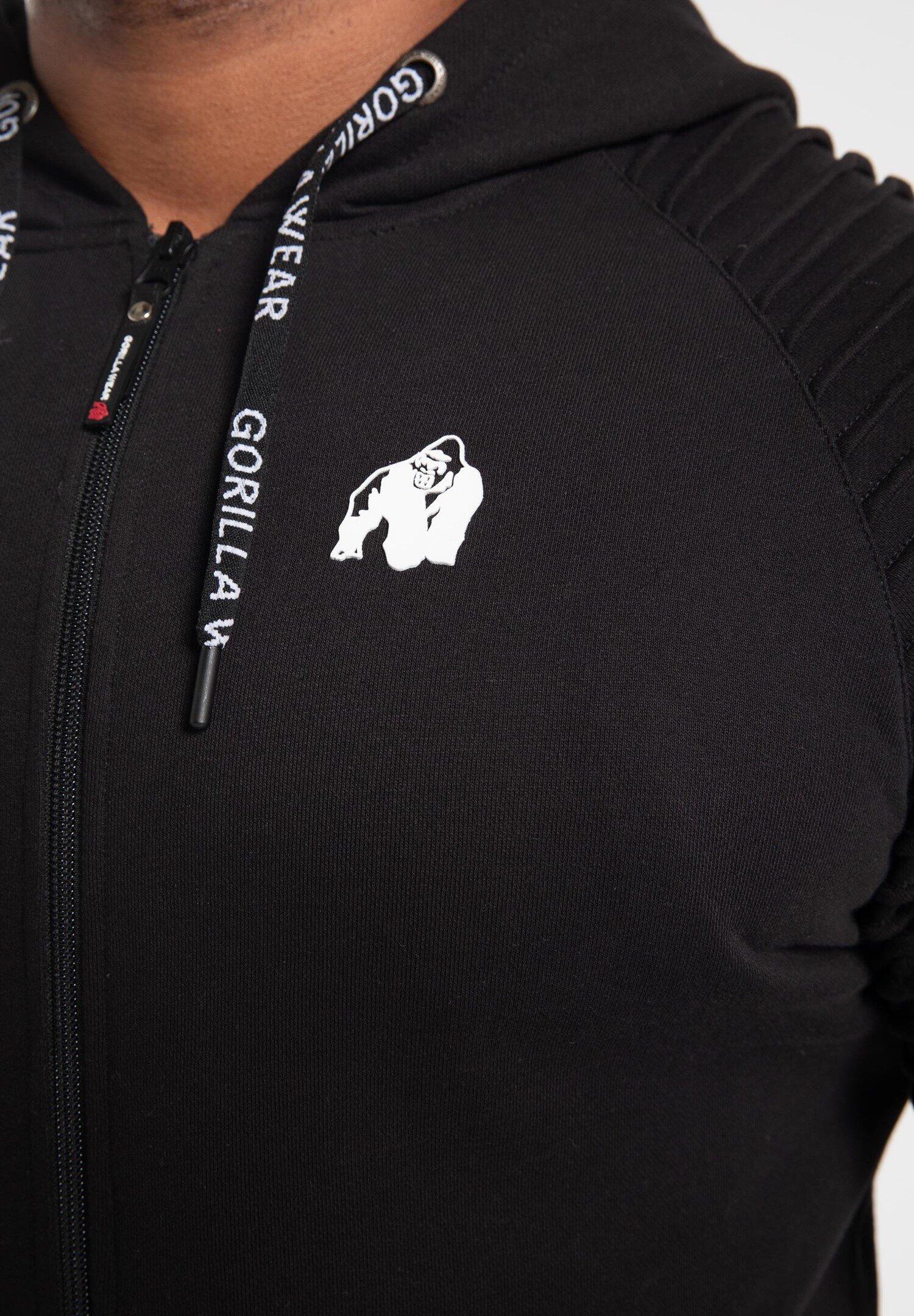 Georgia Felpa con cappuccio con zip - Nero 5/7