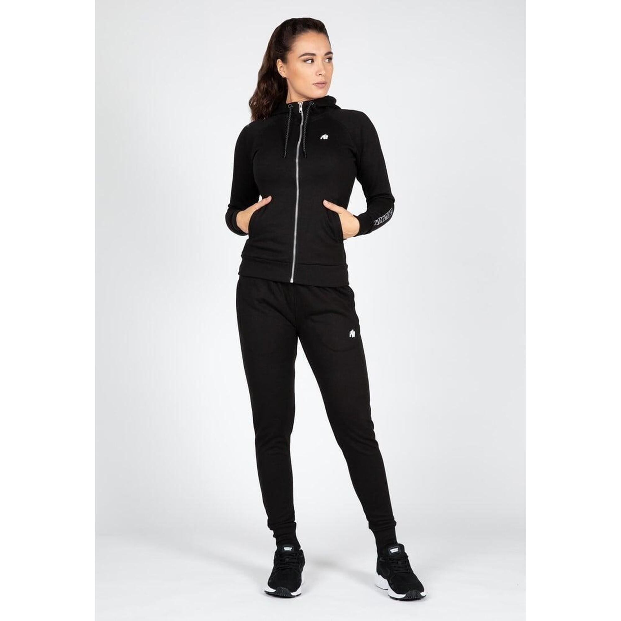 Marion Sweat à capuche zippé - Noir
