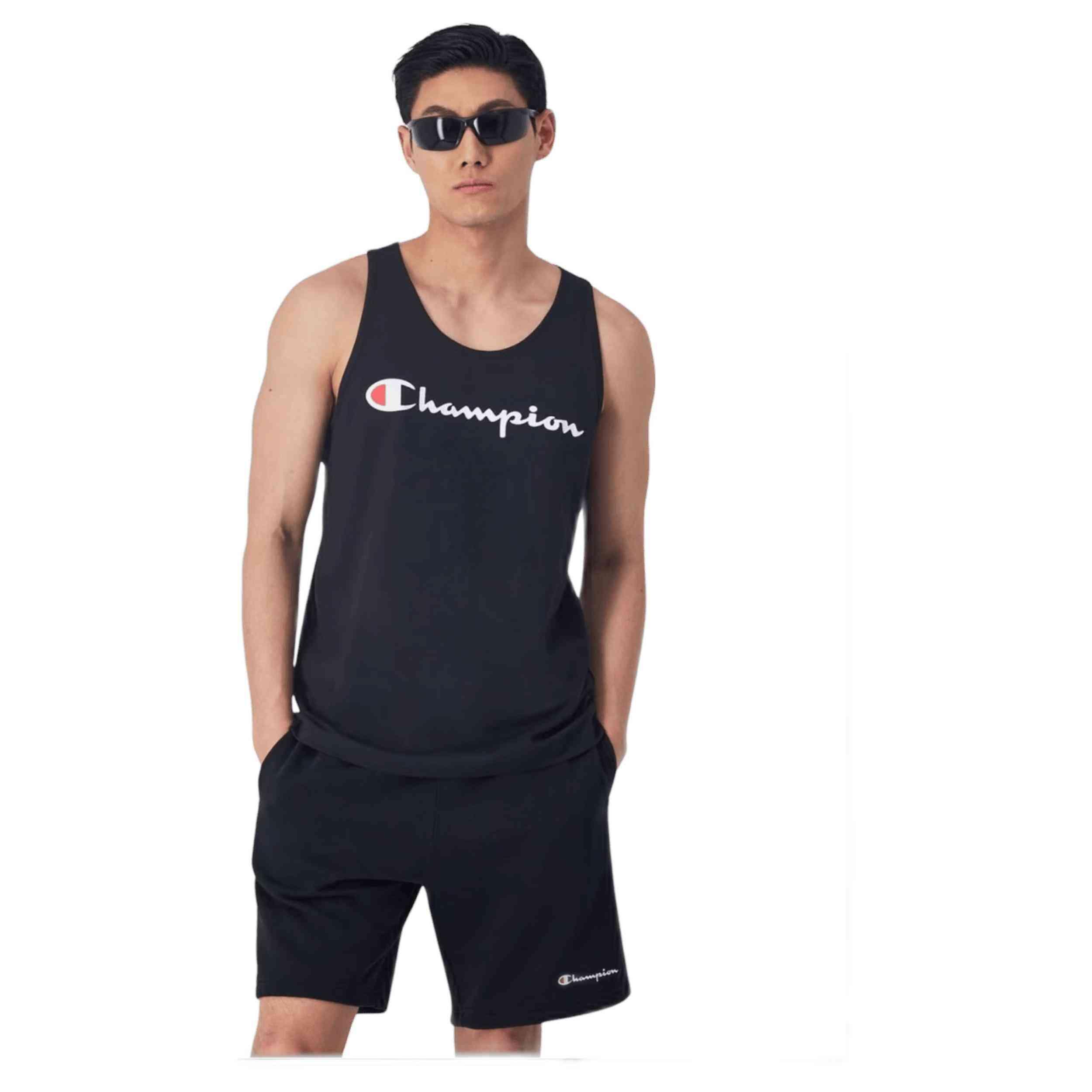 Champion - Debardeur Champion Pour Homme - Sous Maillot Sans Manche - Noir - Decathlon