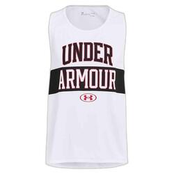 Debardeur Under armour Tech 2.0 Signature Tank-Wht pour homme