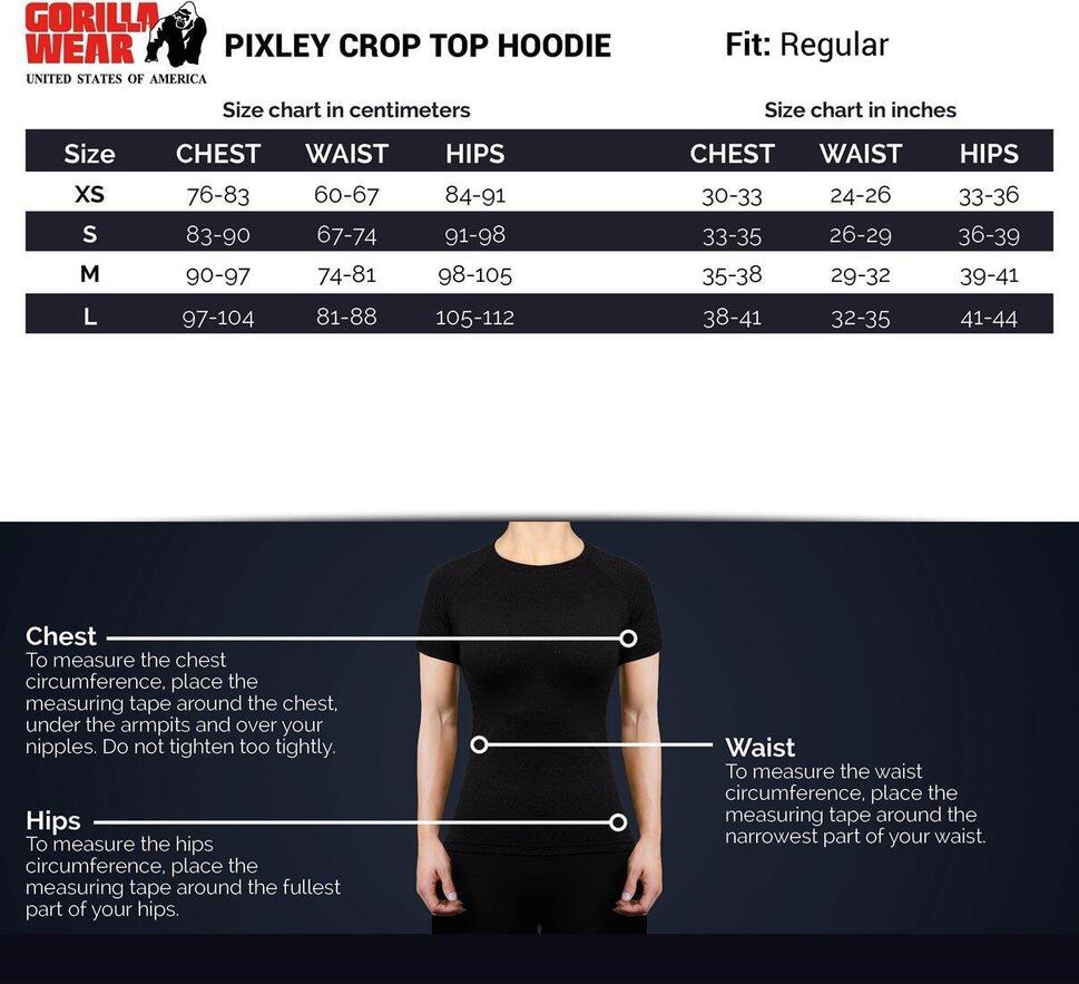 Pixley Crop Top Bluza z kapturem - Szary