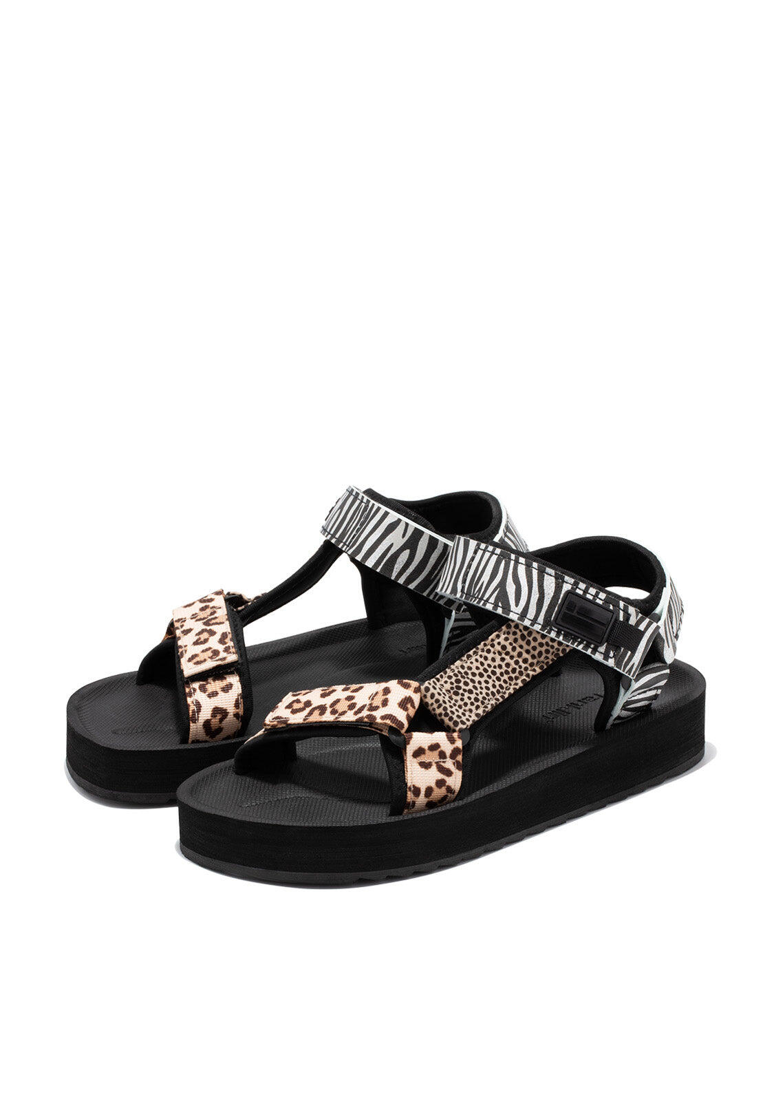 Sandalias Planas Mujer D.franklin Dfsh404002 Negro 2/5