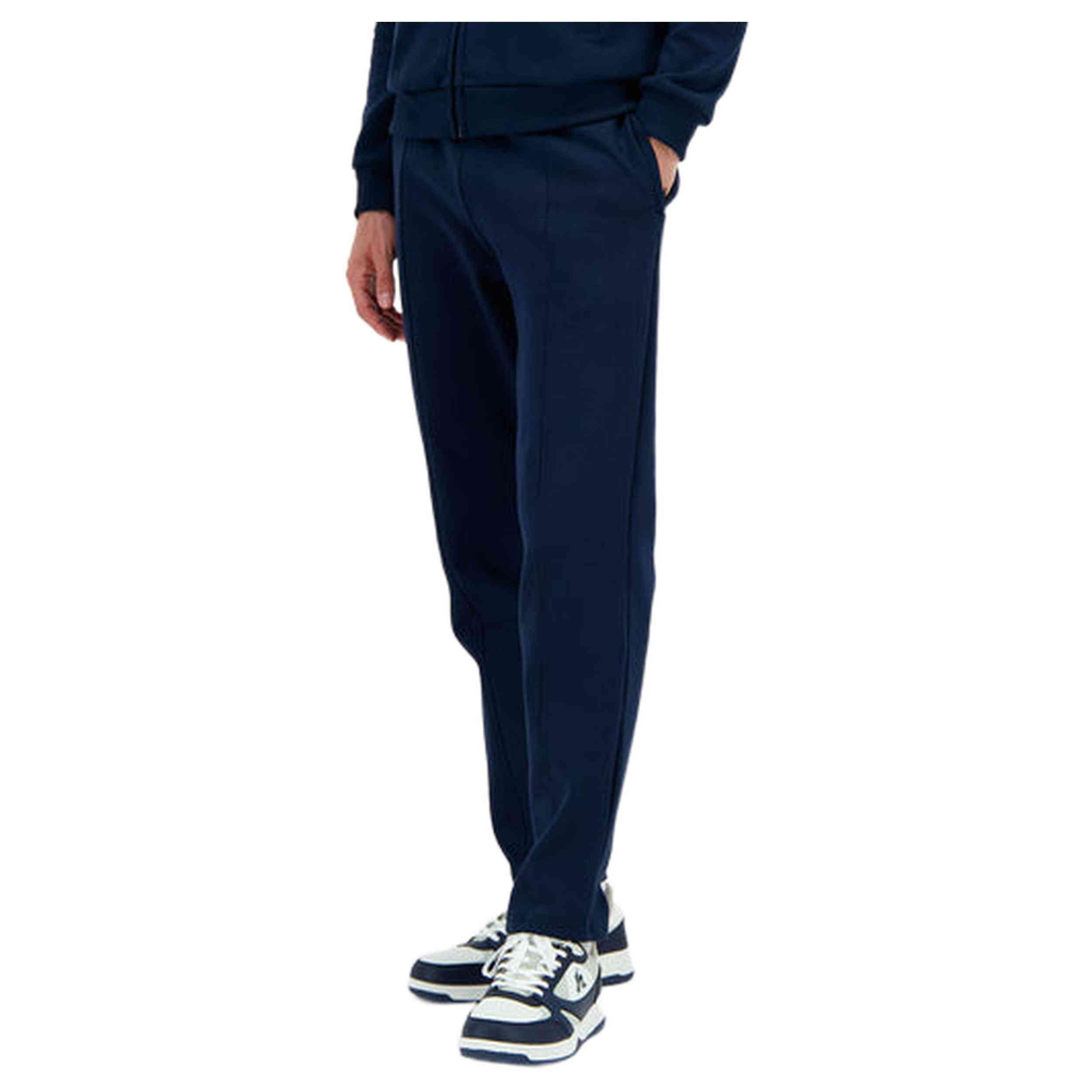Pantalon long Le coq sportif Essentials Straight Uni Dark Velvet pour homme 5/5