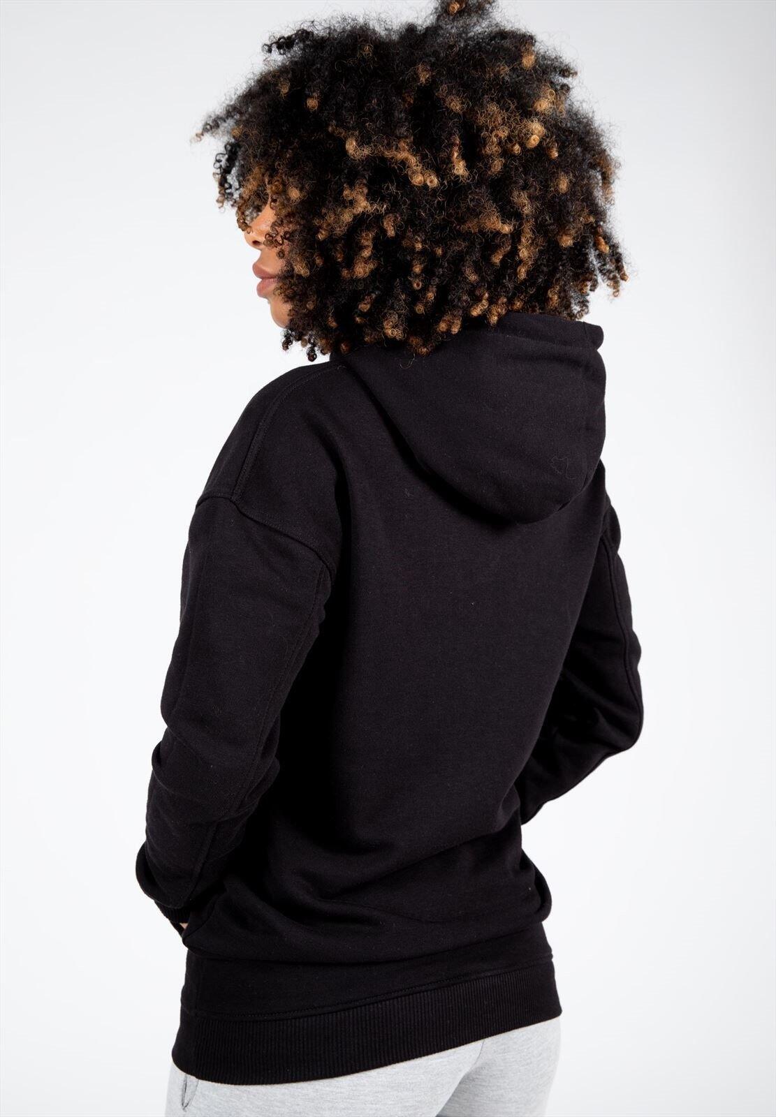 Crowley WoUomo Felpa con cappuccio oversize - Nero 5/7