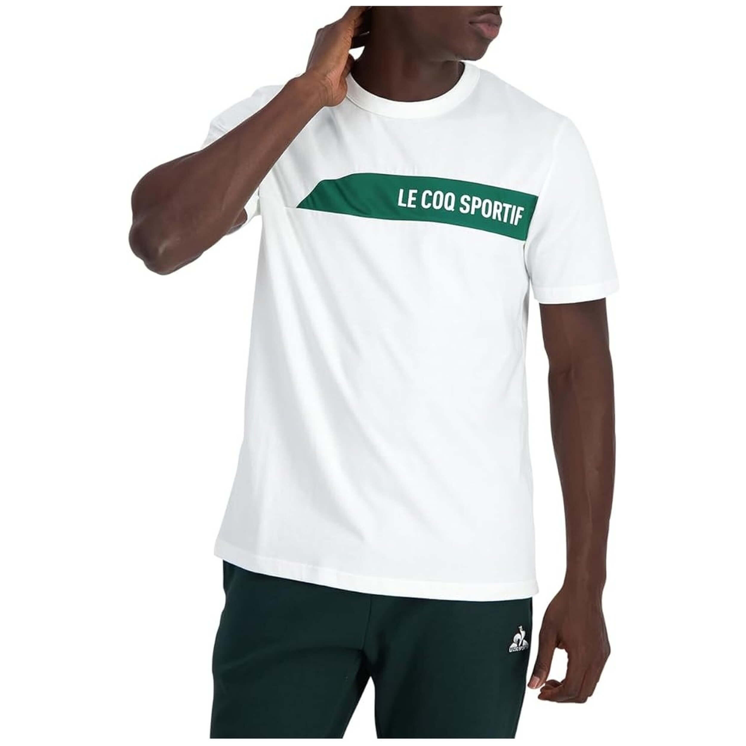 Maglia a maniche corte Le coq sportif modello 2410193 per uomini 4/4