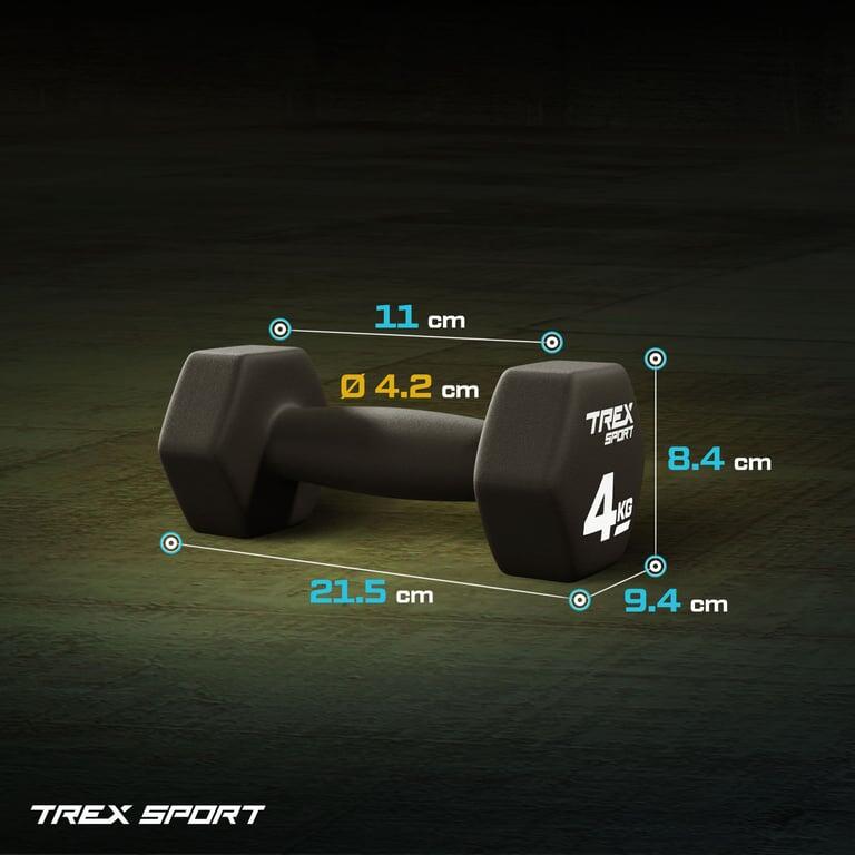 Set manubri neoprene Trex Sport TX-040VD 2×4 kg allenamento 5/7