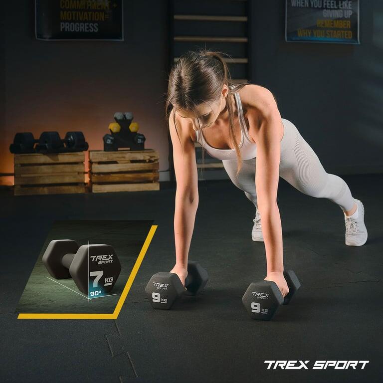 Set manubri neoprene Trex Sport TX-040VD 2×4 kg allenamento 2/7