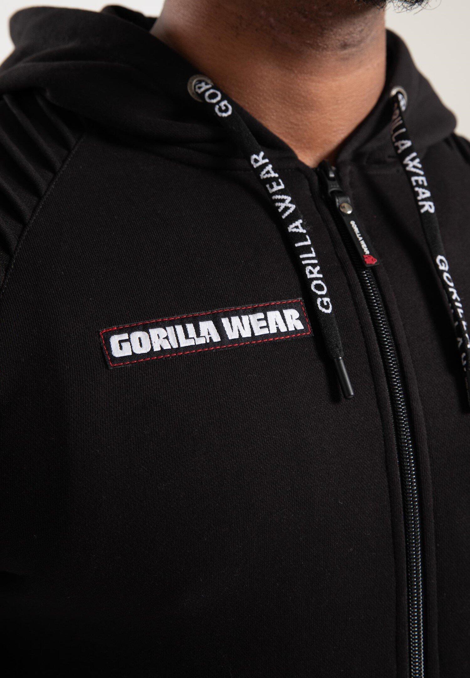 Georgia Felpa con cappuccio con zip - Nero 4/7