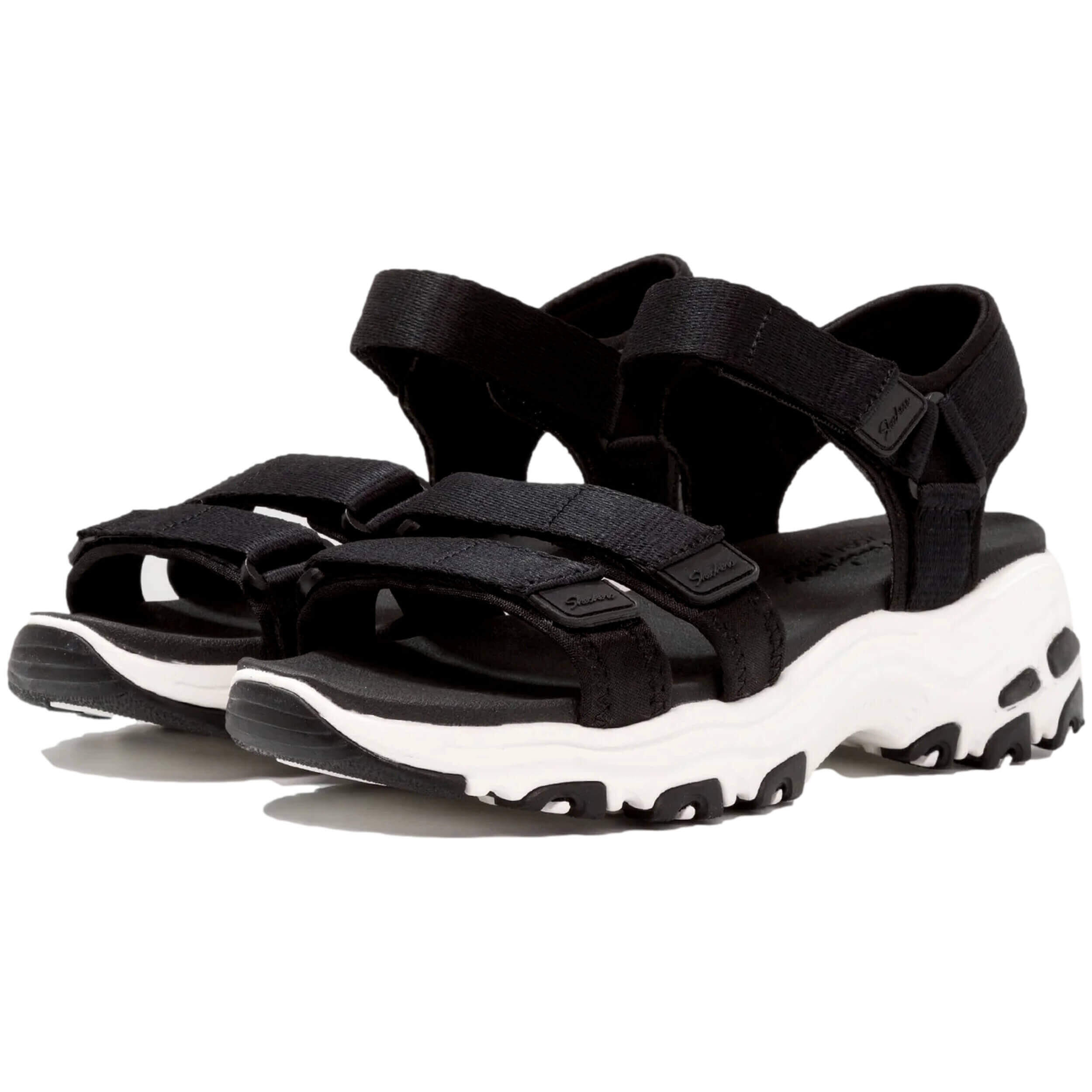 Sandalias Skechers Mujer Fresh Catch Negras 5/7
