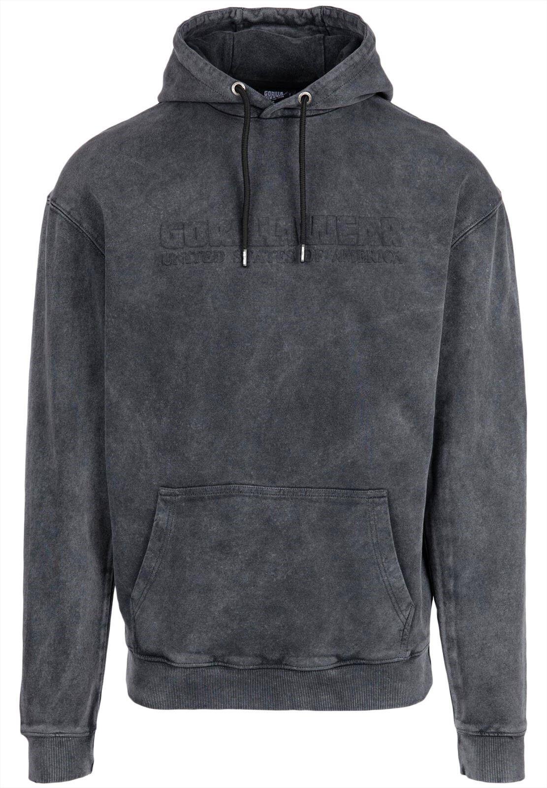 Crowley de los hombres Sudadera con capucha - Washed gris 2/7