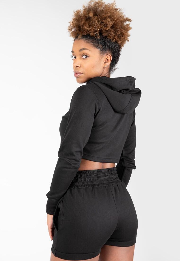 Pixley Top con cappuccio Felpa - Nero 3/7