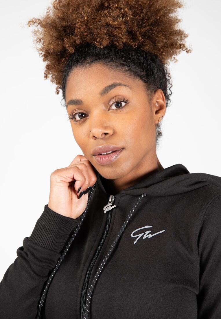 Pixley Top con cappuccio Felpa - Nero 5/7