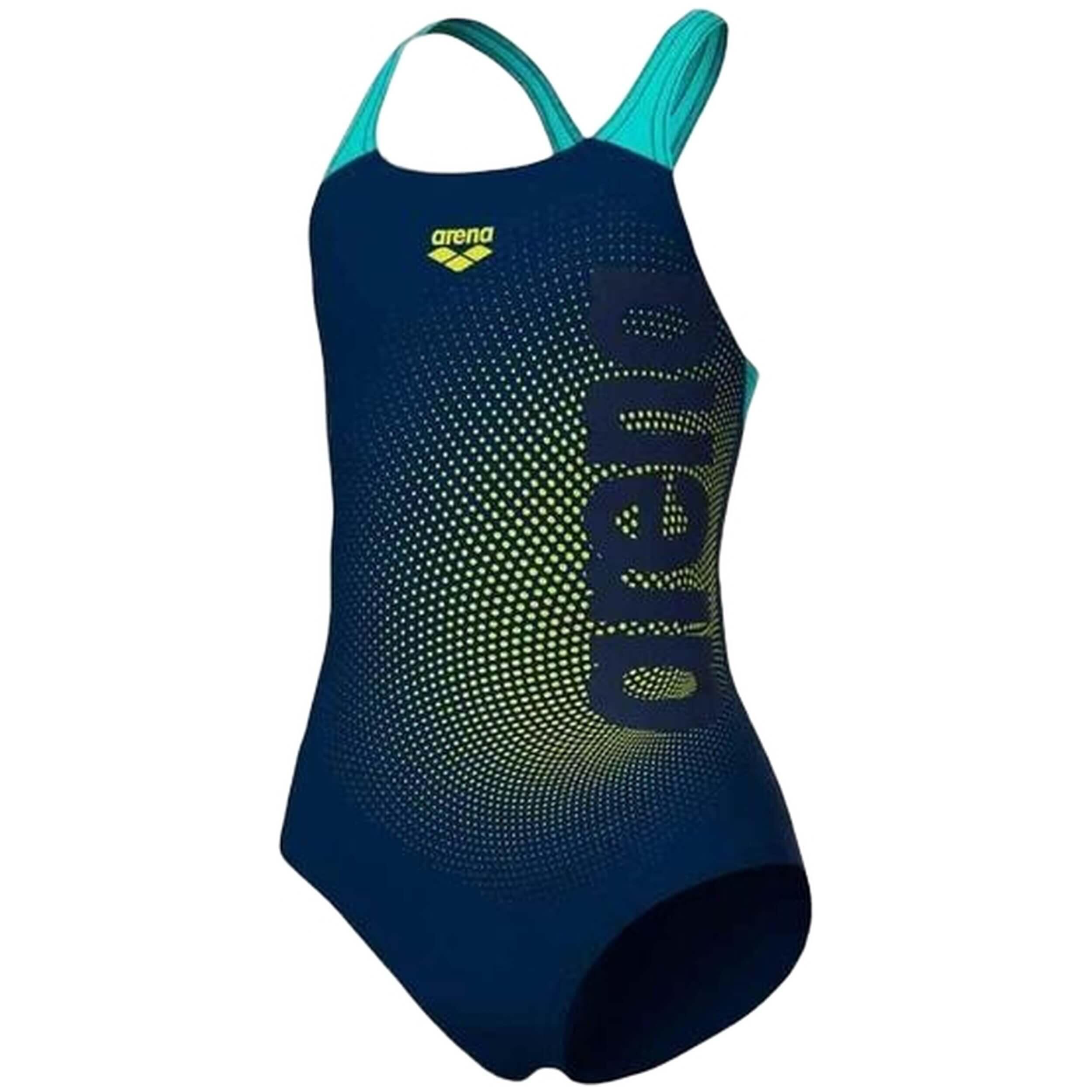 Strój kąpielowy dziewczęcy jednoczęściowy treningowy na basen Arena Swim Pro 2/7