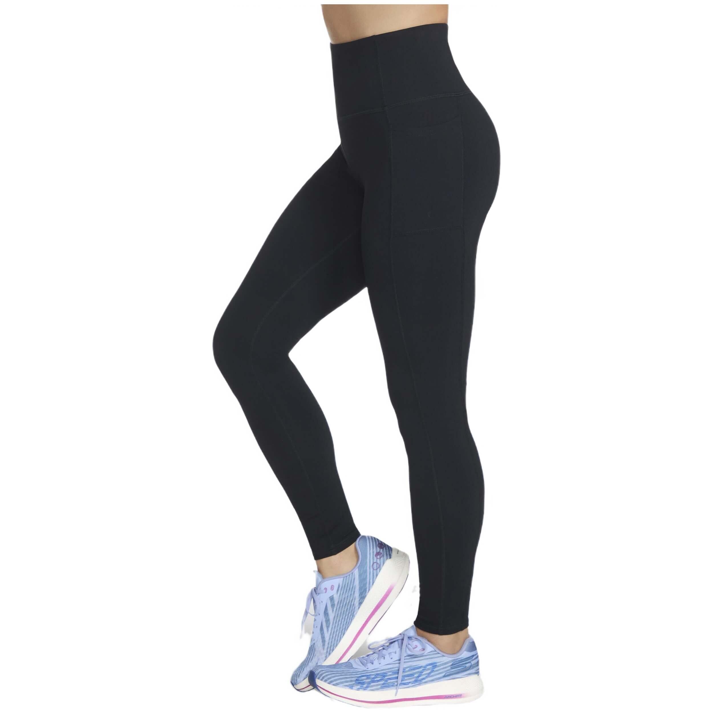 Leggings Skechers modèle W03LG30BBLK pour femmes 3/4
