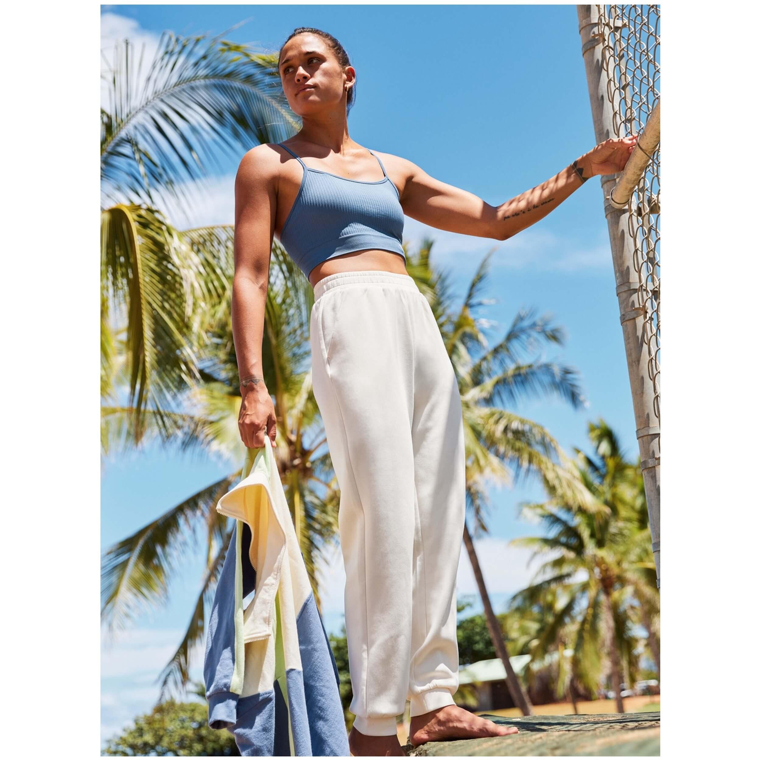 Pantaloni lunghi Roxy Rise Vibe Sweet per donne 5/5