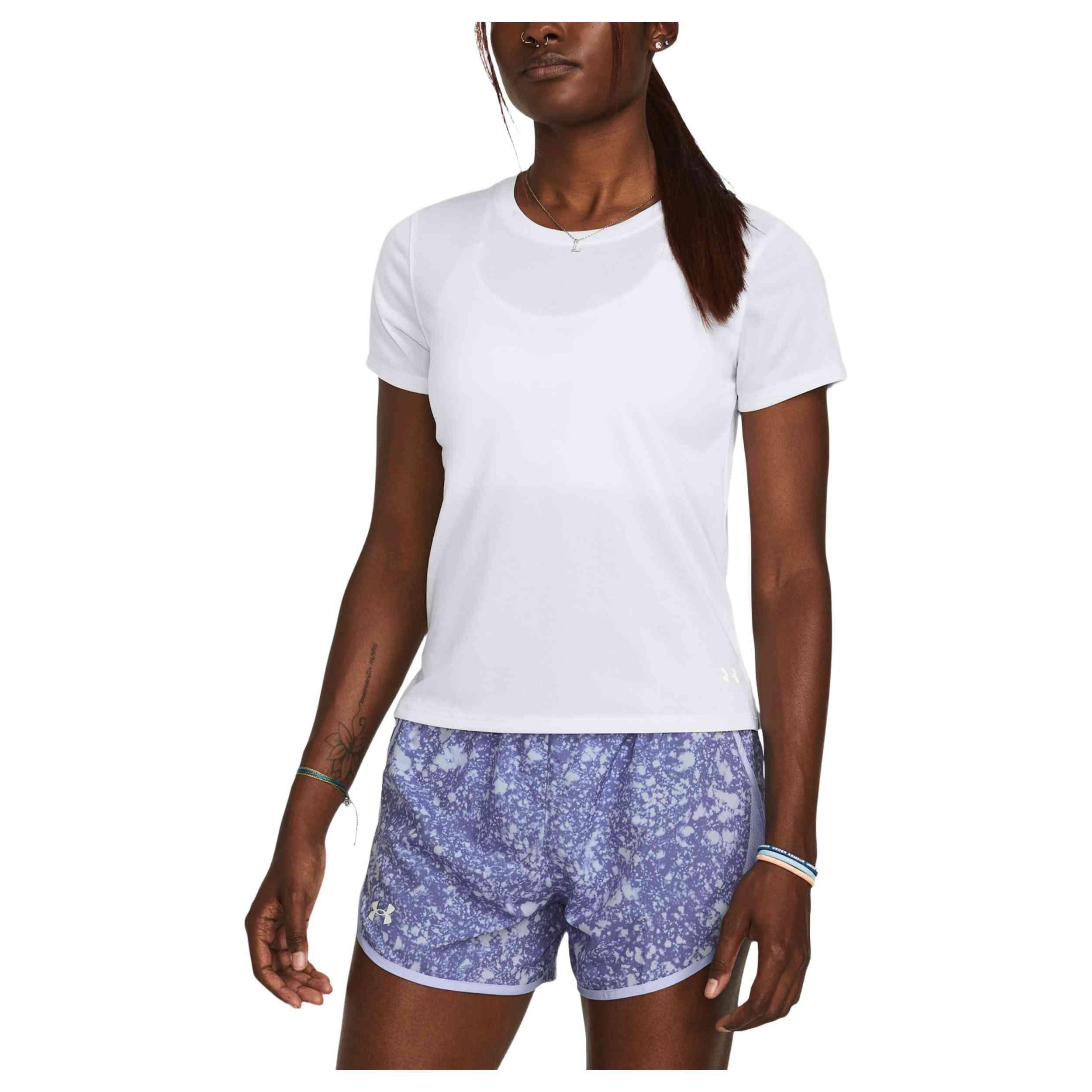 Under Armour - T-shirt Under Armour Modèle 1382434-100 Pour Femmes - T-shirt Manches Courtes - Blanc - Decathlon