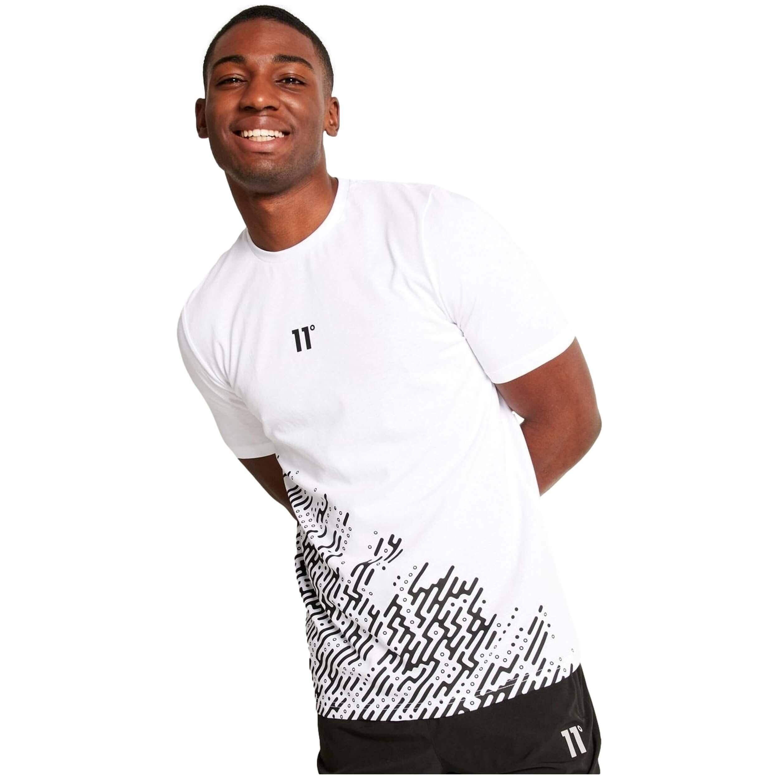 T-shirt 11 degrees modèle 11D1351-002 pour unisexe 4/5